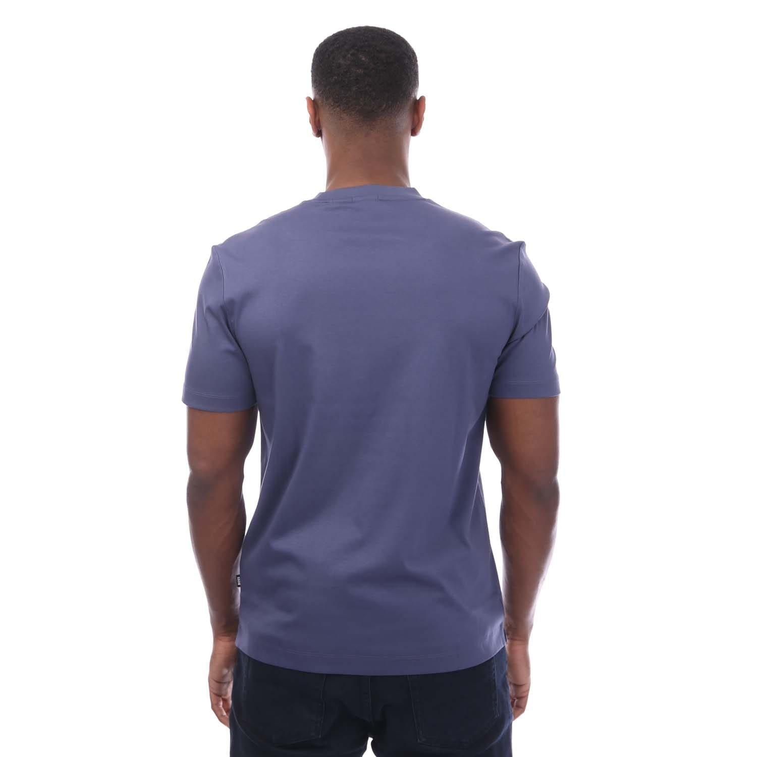 Navy - Hugo - Double B Monogram T-Shirt - 2