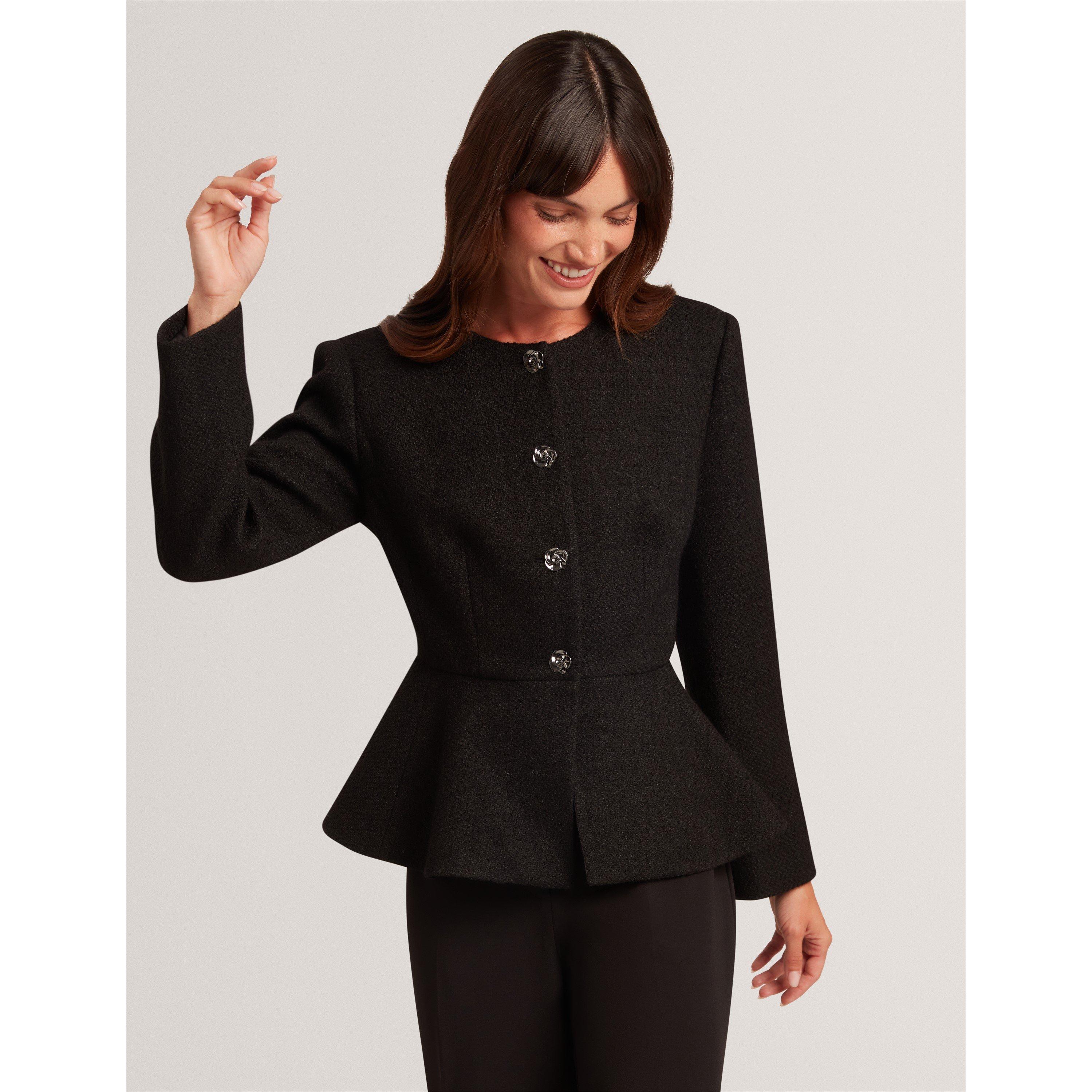 Schwarz - Ted Baker - Ted Peplum Jacket Ld64 - 1
