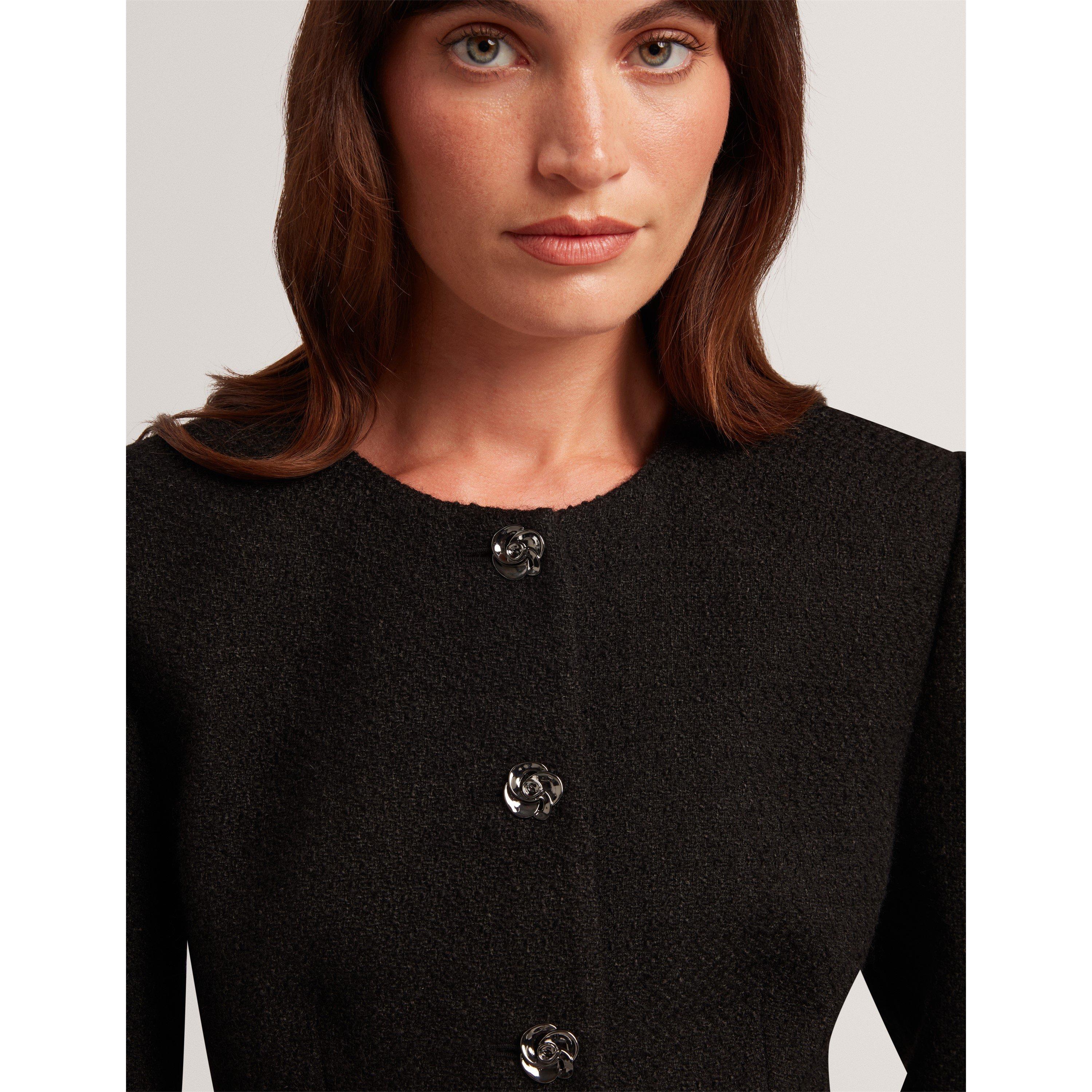 Schwarz - Ted Baker - Ted Peplum Jacket Ld64 - 4