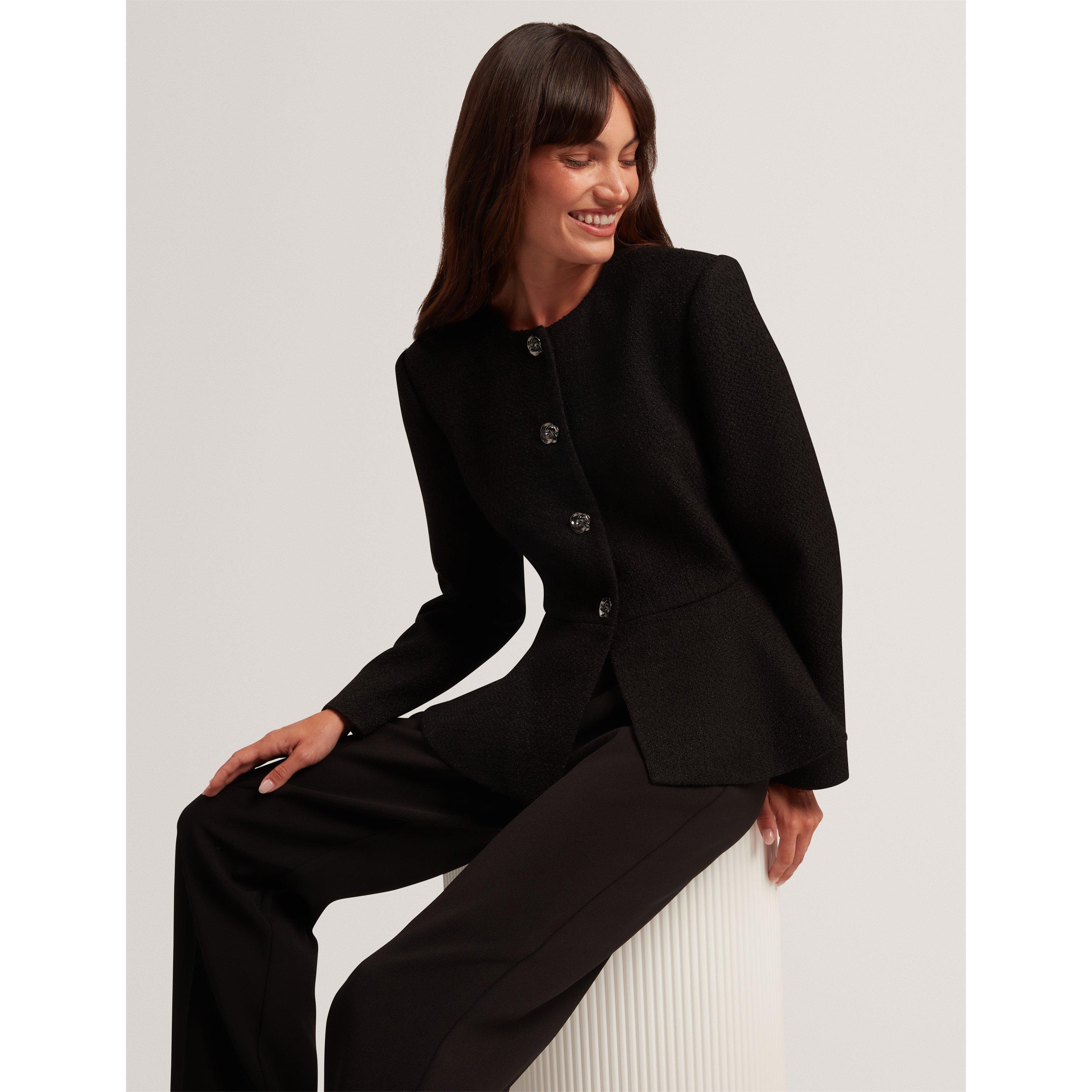Schwarz - Ted Baker - Ted Peplum Jacket Ld64 - 6
