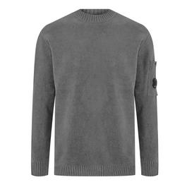 CP Company Knitwear Chenille Cotton Crew Neck