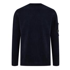 CP Company Knitwear Chenille Cotton Crew Neck