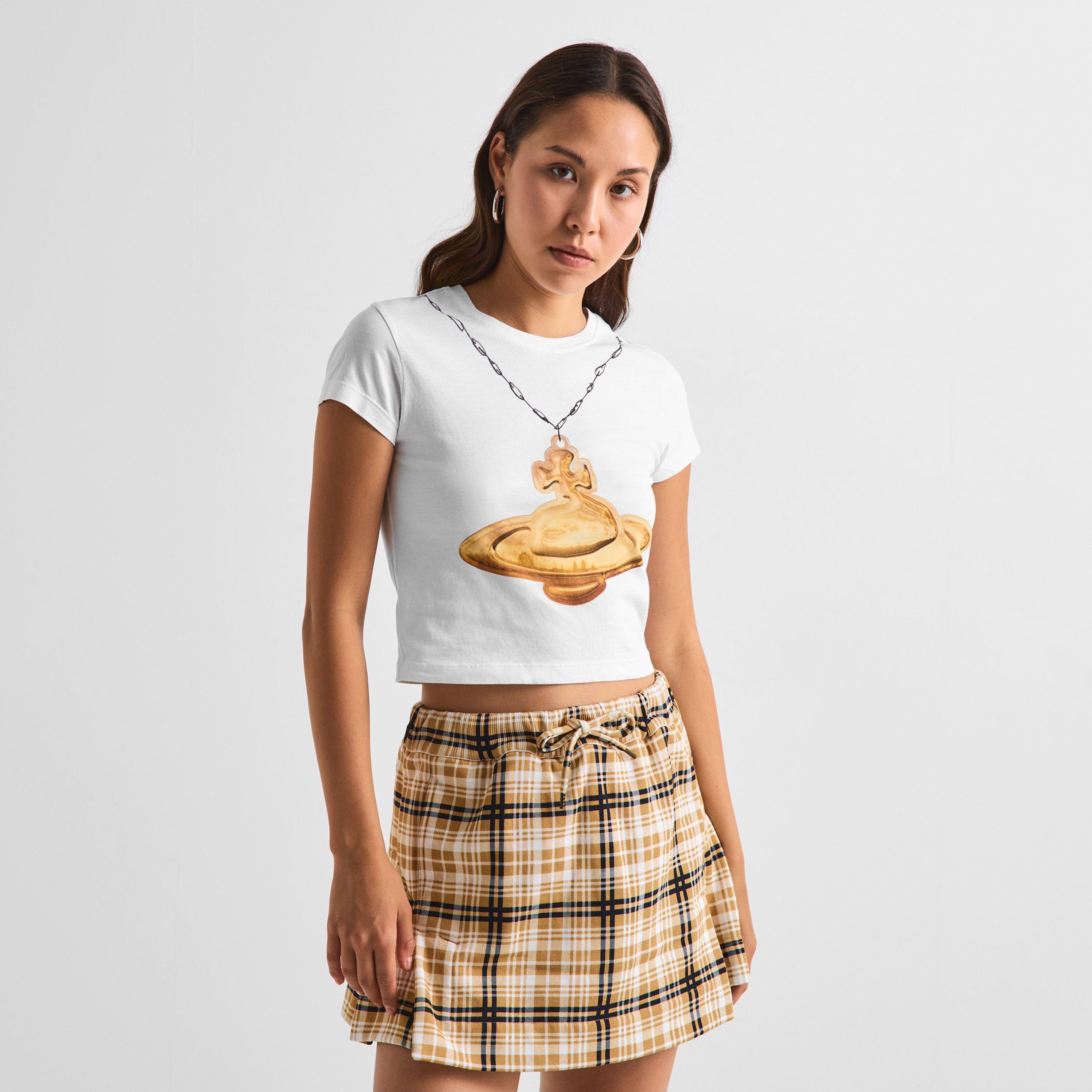 White - Vivienne Westwood - Viv Gold Orb Baby T Ld63 - 3