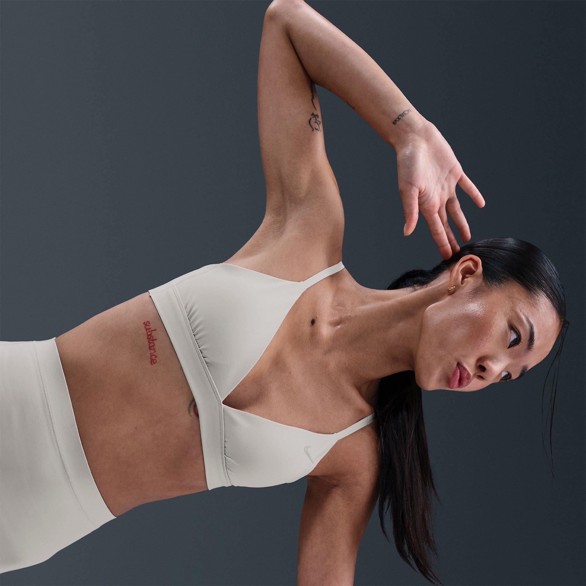 Stone - Nike - Form Light Support Padded Triangle Sports Bra - 2