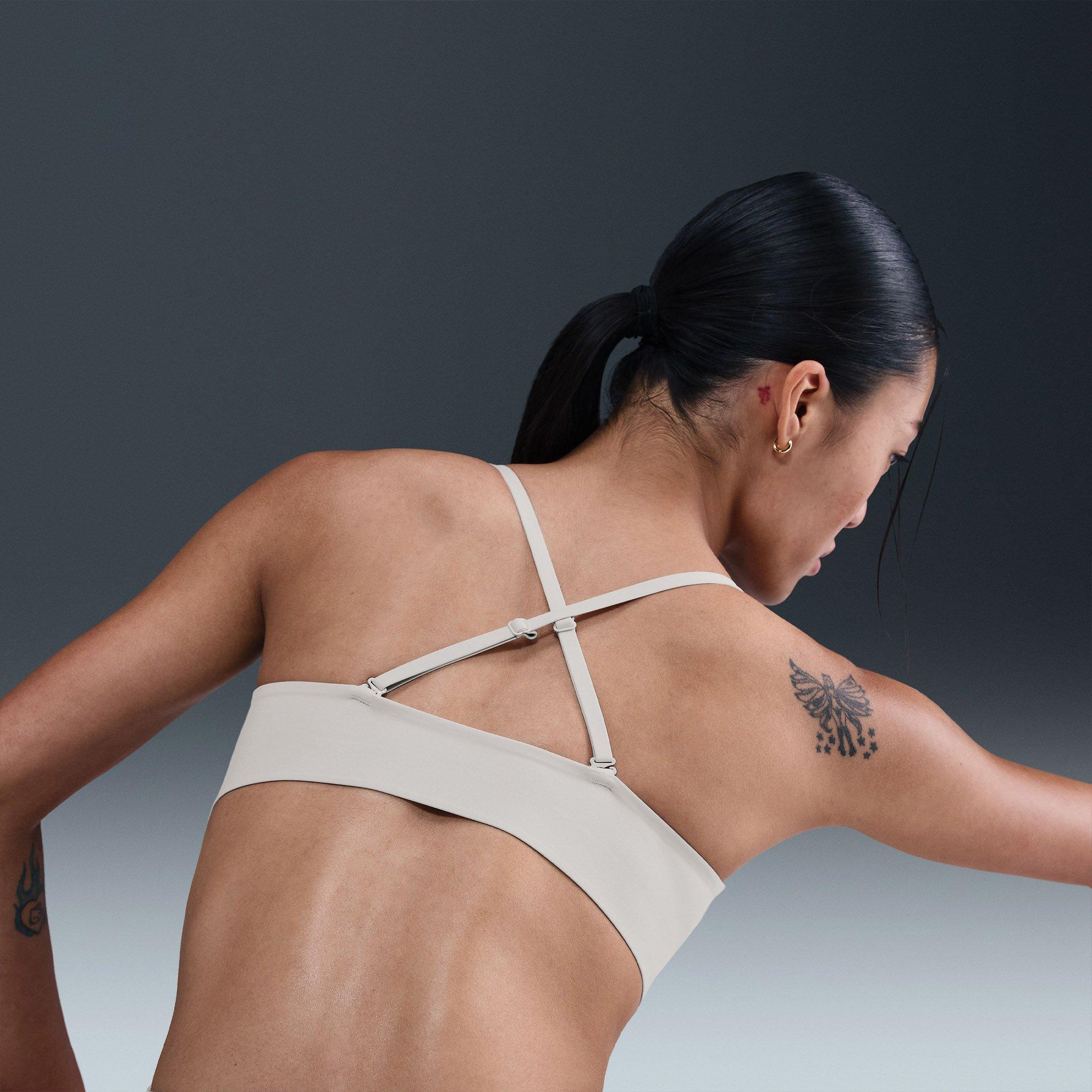 Stone - Nike - Form Light Support Padded Triangle Sports Bra - 4