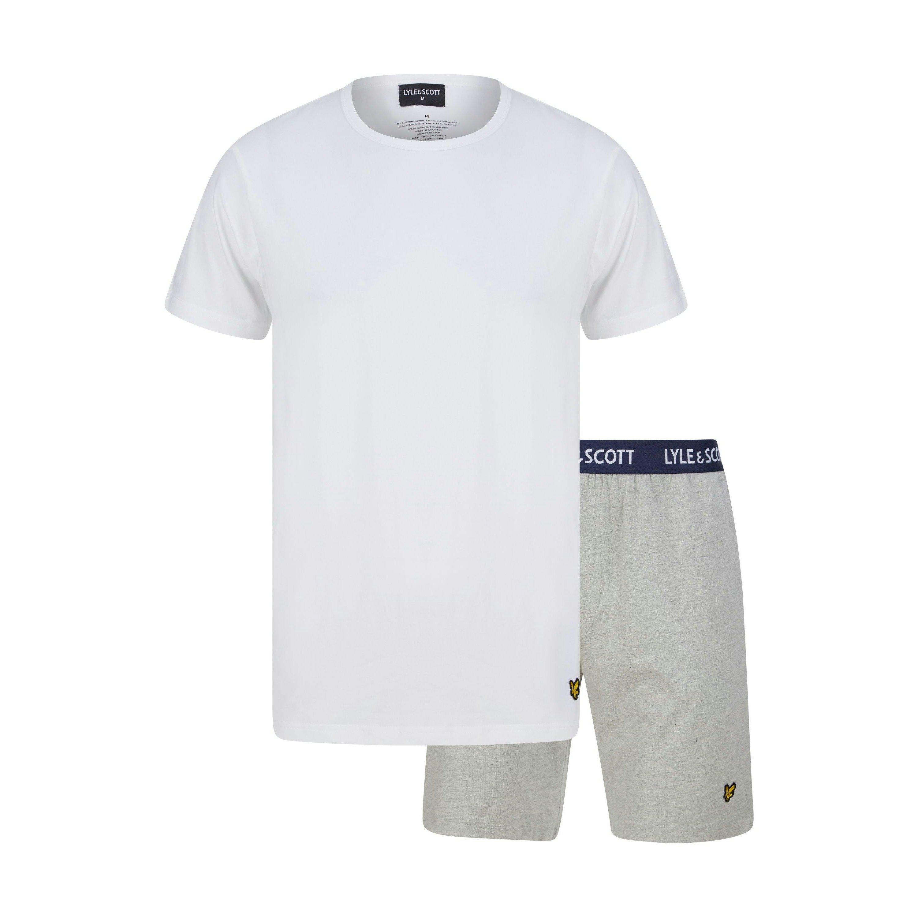 Bright White - Lyle and Scott - Lyle Sft Touch Sht P Sn64 - 1