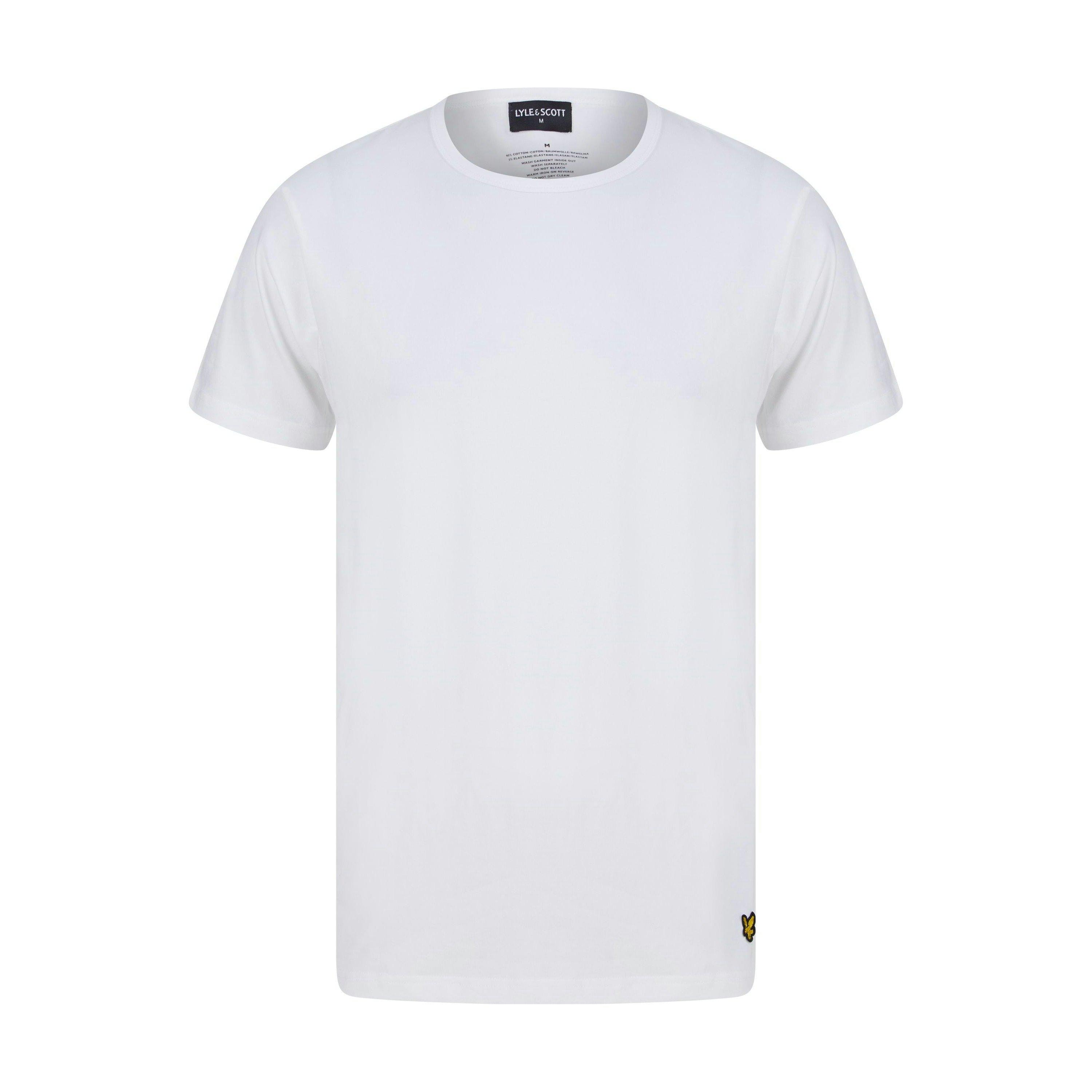 Bright White - Lyle and Scott - Lyle Sft Touch Sht P Sn64 - 2