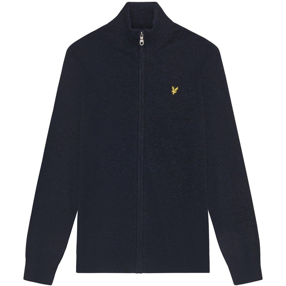 Lyle And Scott Men's Zipped Cardigan - Drk Navy Marl - M
