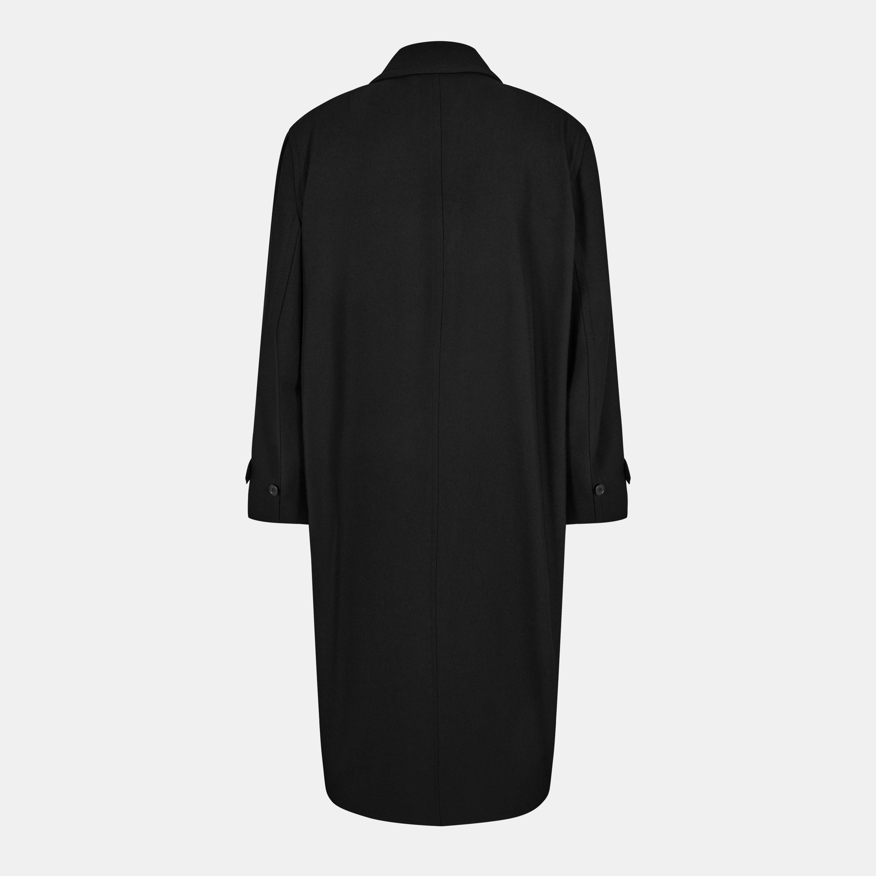 Black - Maison Margiela - Women's Wool Tailored Trench Coat - 2