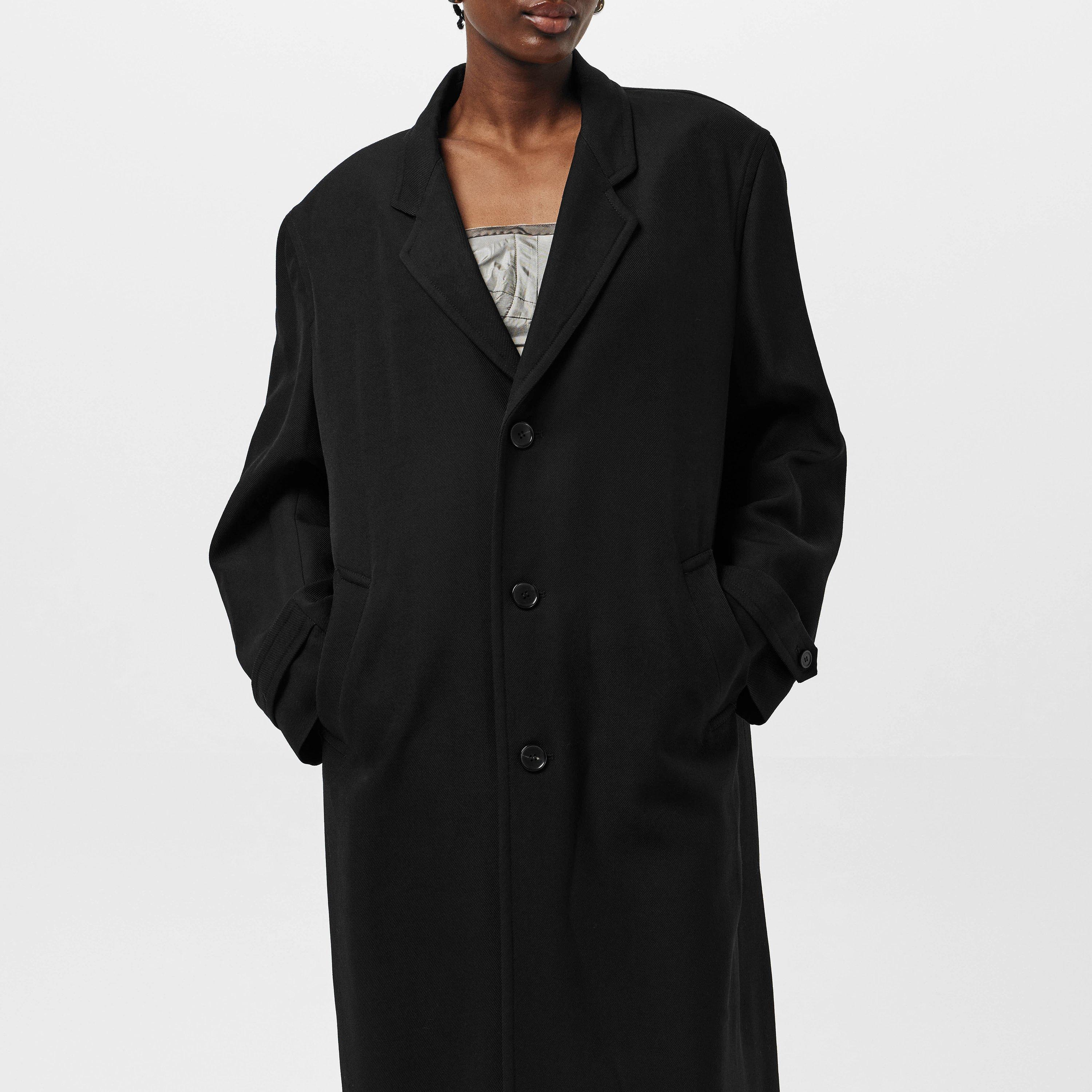 Black - Maison Margiela - Women's Wool Tailored Trench Coat - 3