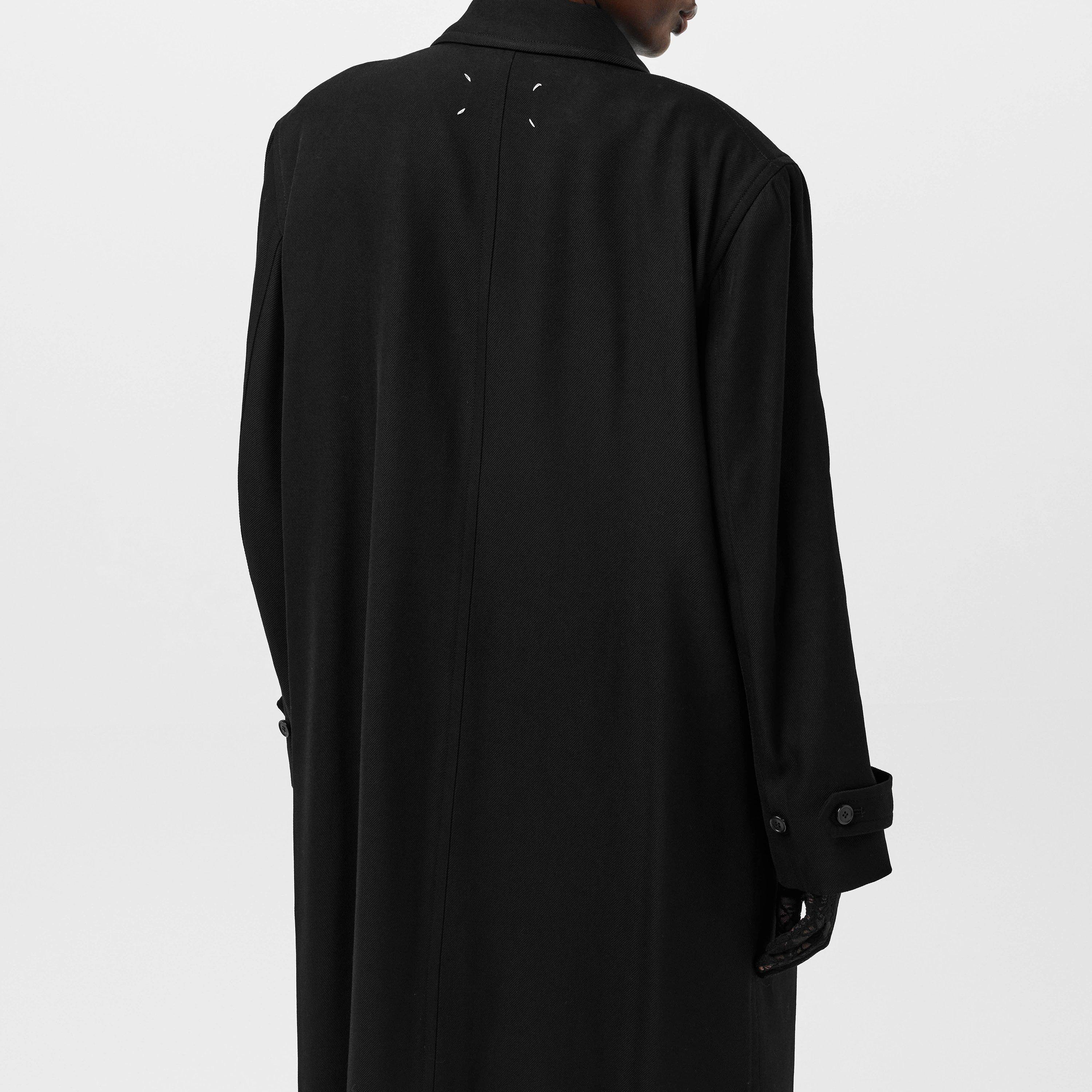 Black - Maison Margiela - Women's Wool Tailored Trench Coat - 4