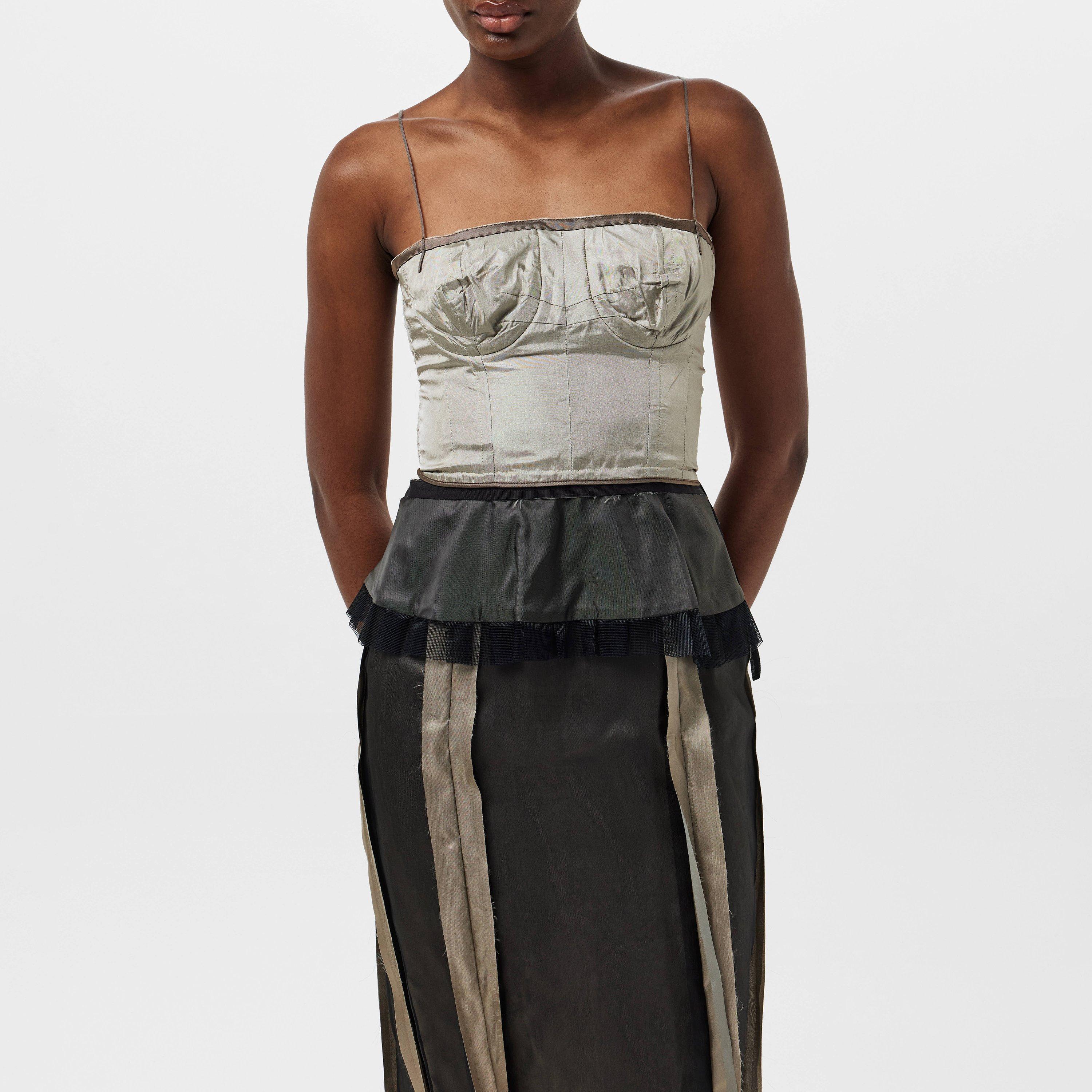 Moon Rock - Maison Margiela - Women's Structured Midi A Line Dress - 3