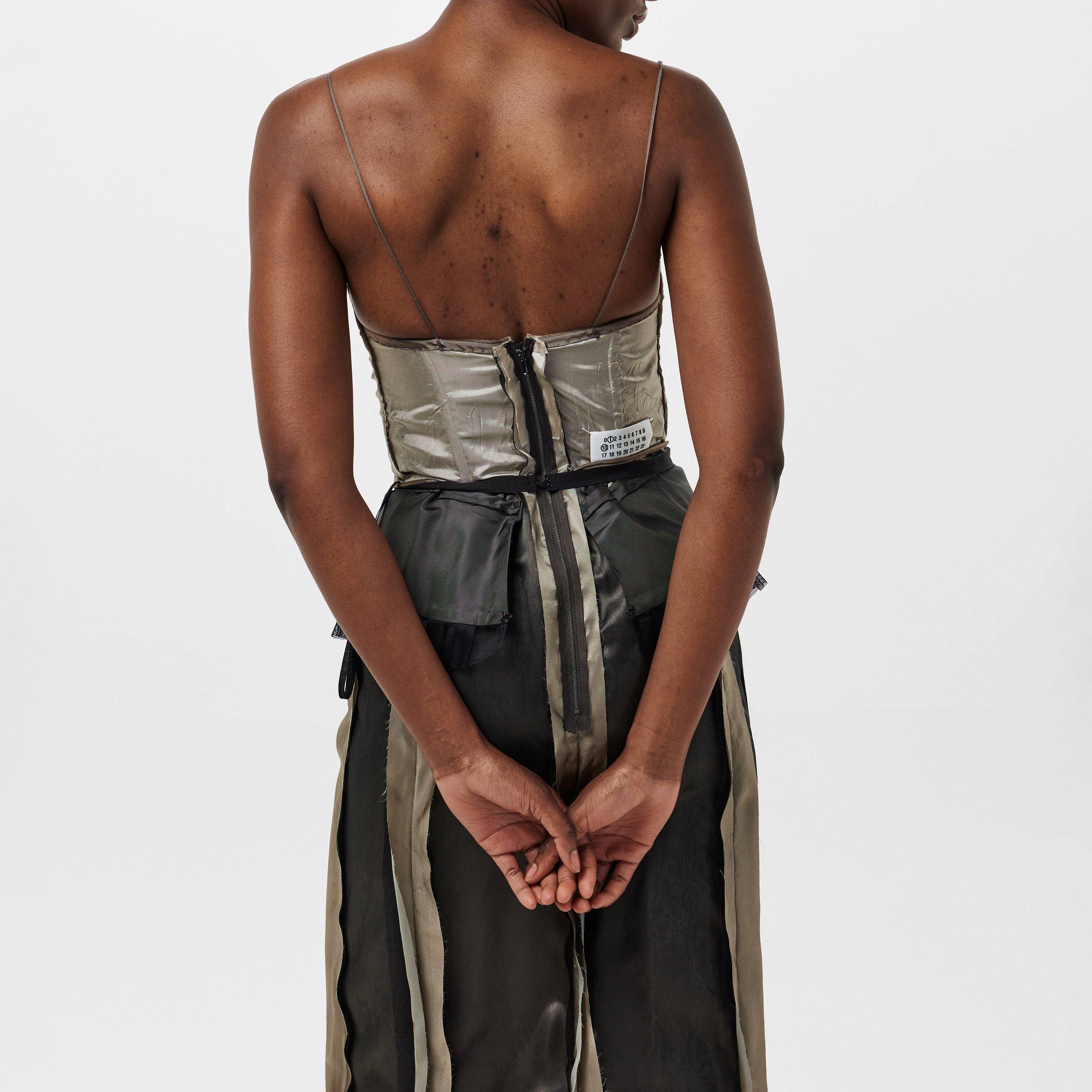 Moon Rock - Maison Margiela - Women's Structured Midi A Line Dress - 4