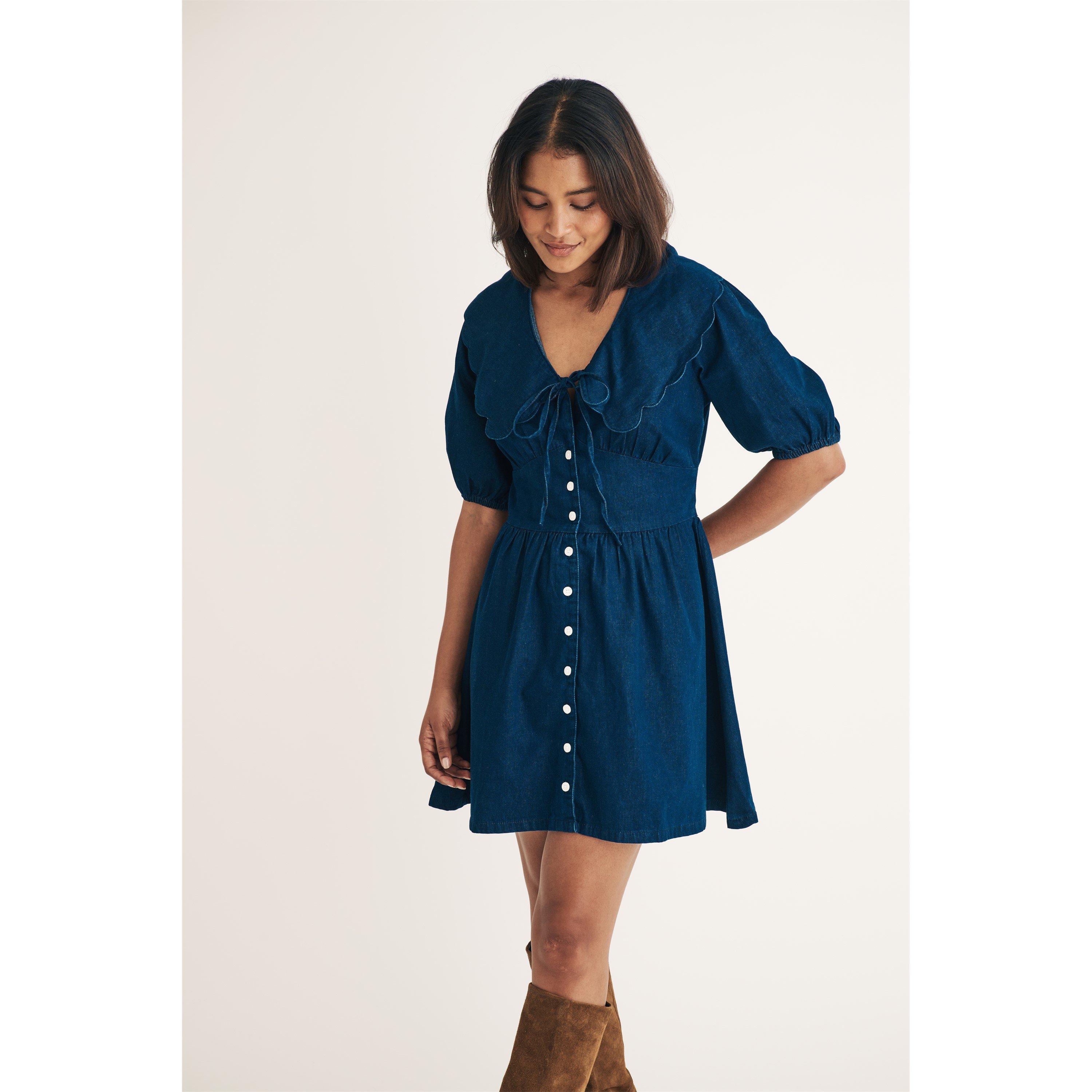 Nobodys Child Women's Birdie Dress - Blue - 14 (L)