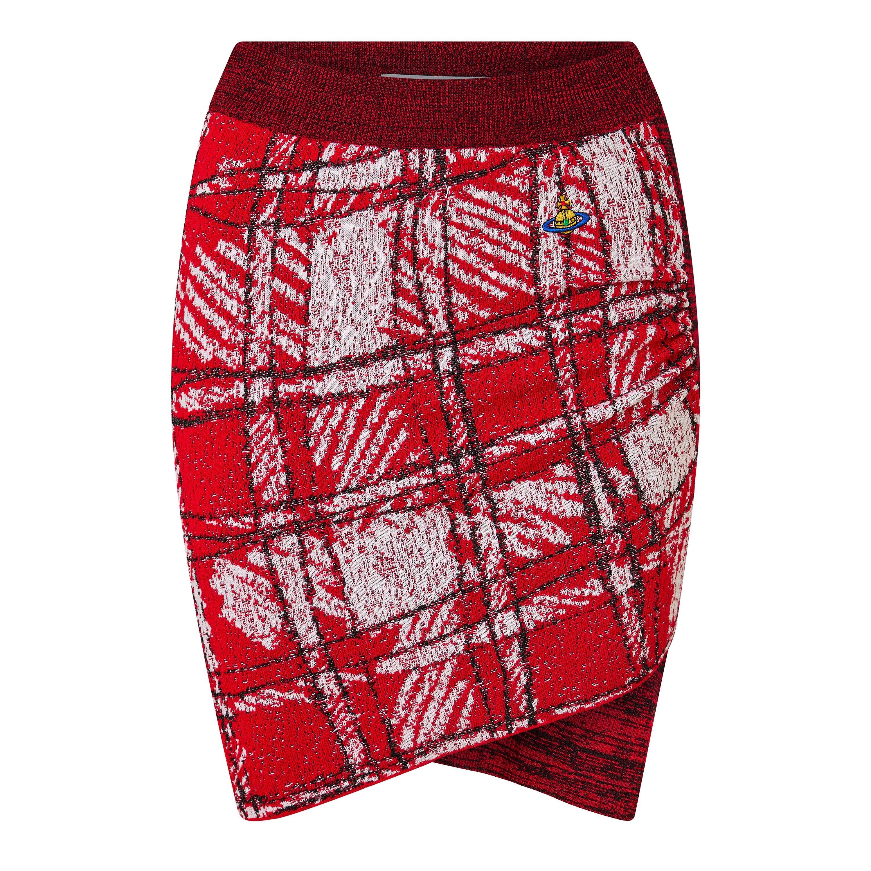 Red - Vivienne Westwood - Viv Scribble Skirt Ld63 - 1