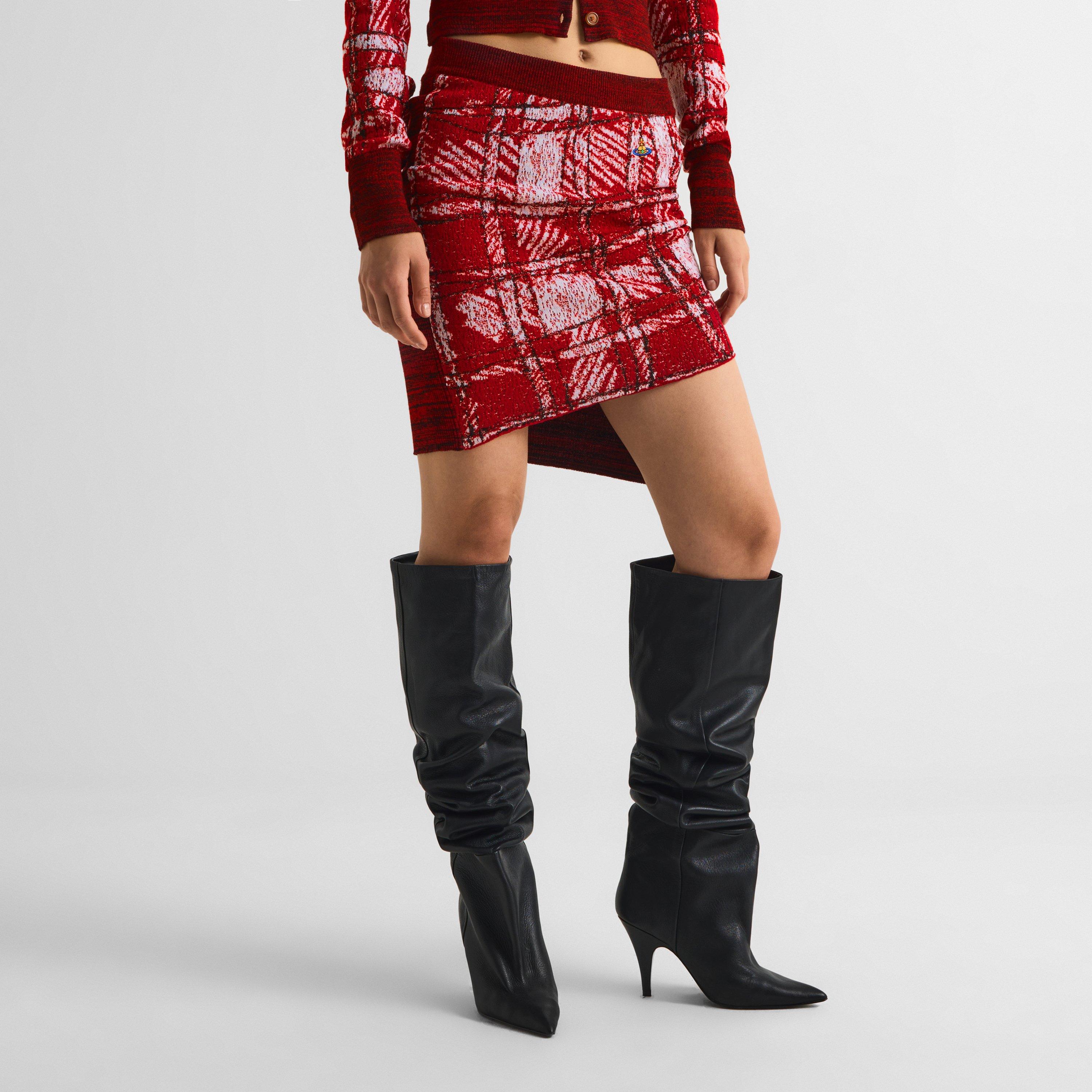 Red - Vivienne Westwood - Viv Scribble Skirt Ld63 - 3
