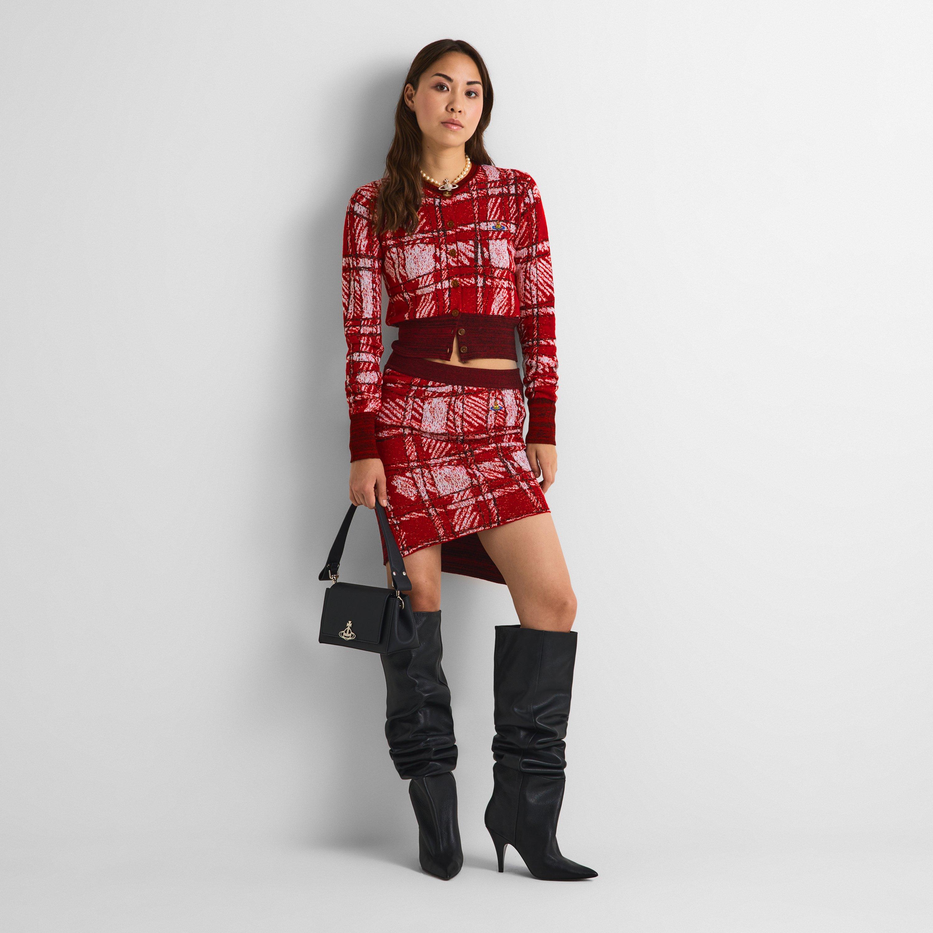 Red - Vivienne Westwood - Viv Scribble Skirt Ld63 - 6