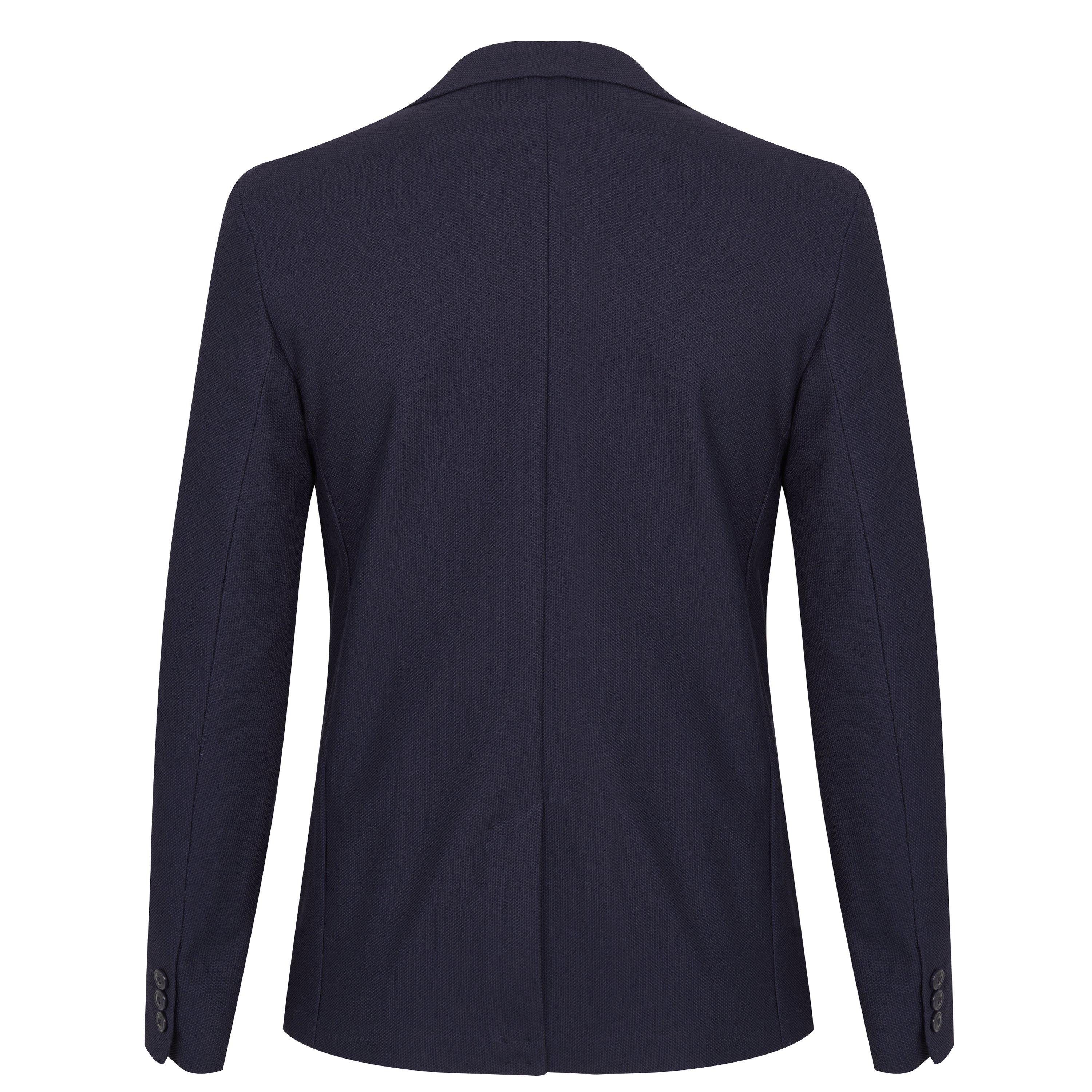 blu navy - Ted Baker - Men's Keils Cotton Long Sleeve Blazer - 5