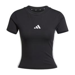 adidas Essentials 3-Stripes Slim Baby T-Shirt Womens