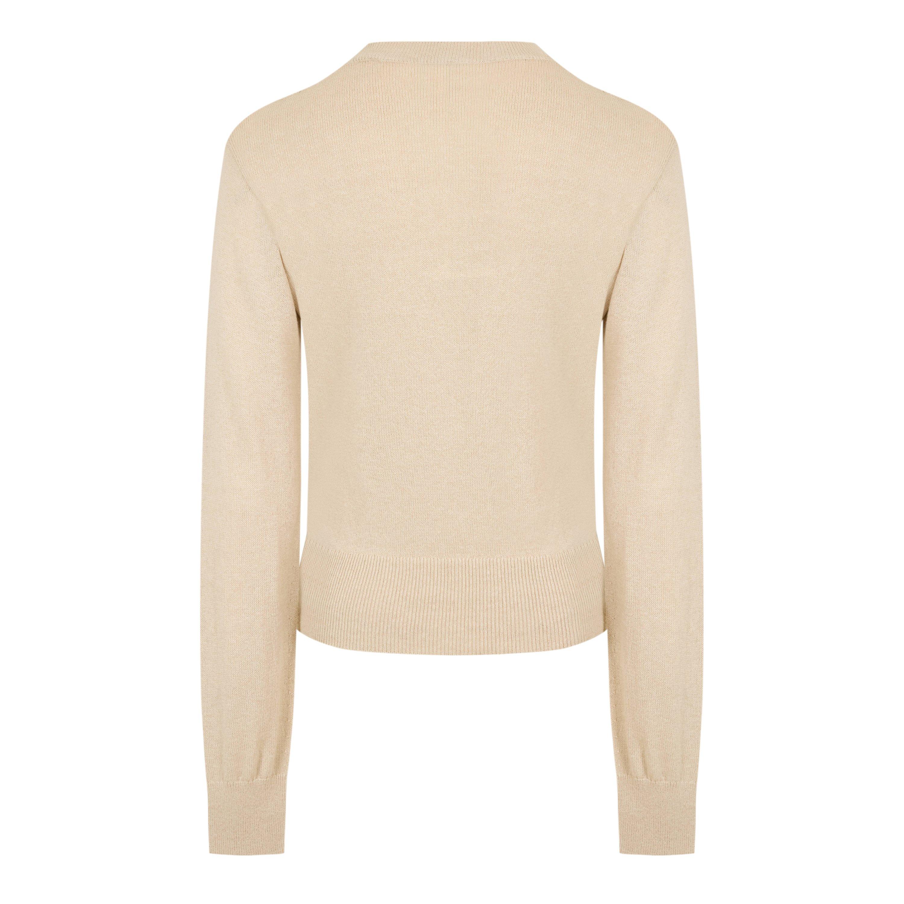 Easel Beige - Burberry - Women's Crew Neck Jumper - 2