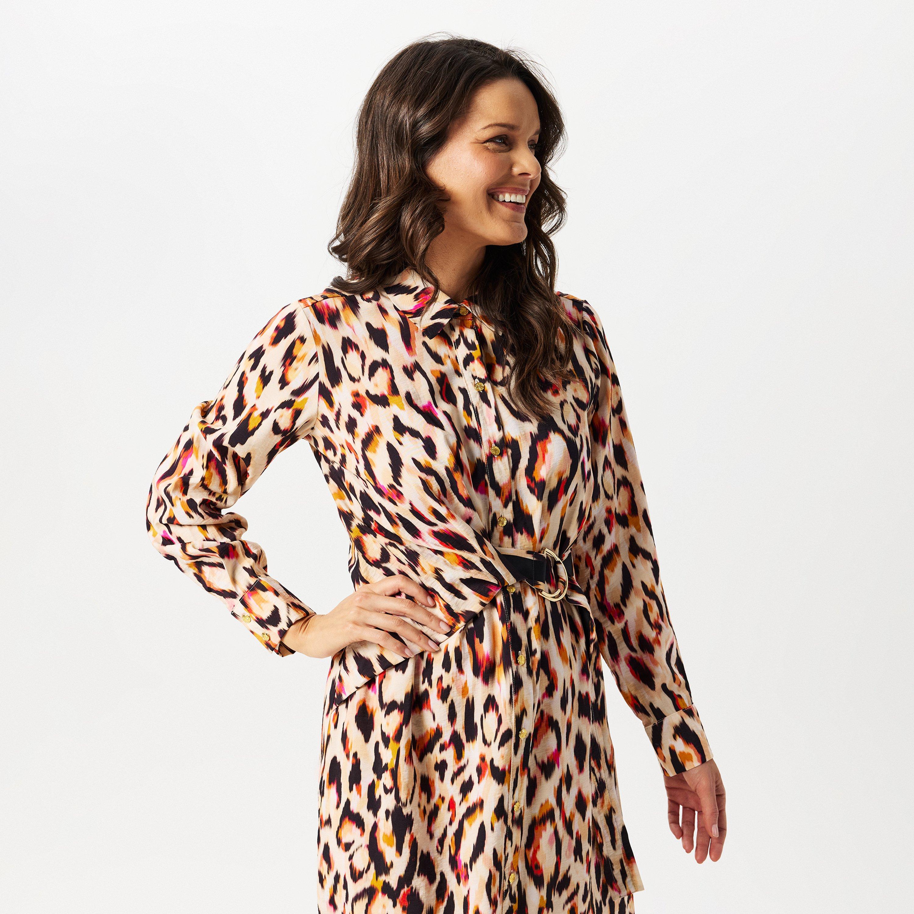 Roze dier - Biba - Tie Shirt Dress - 3