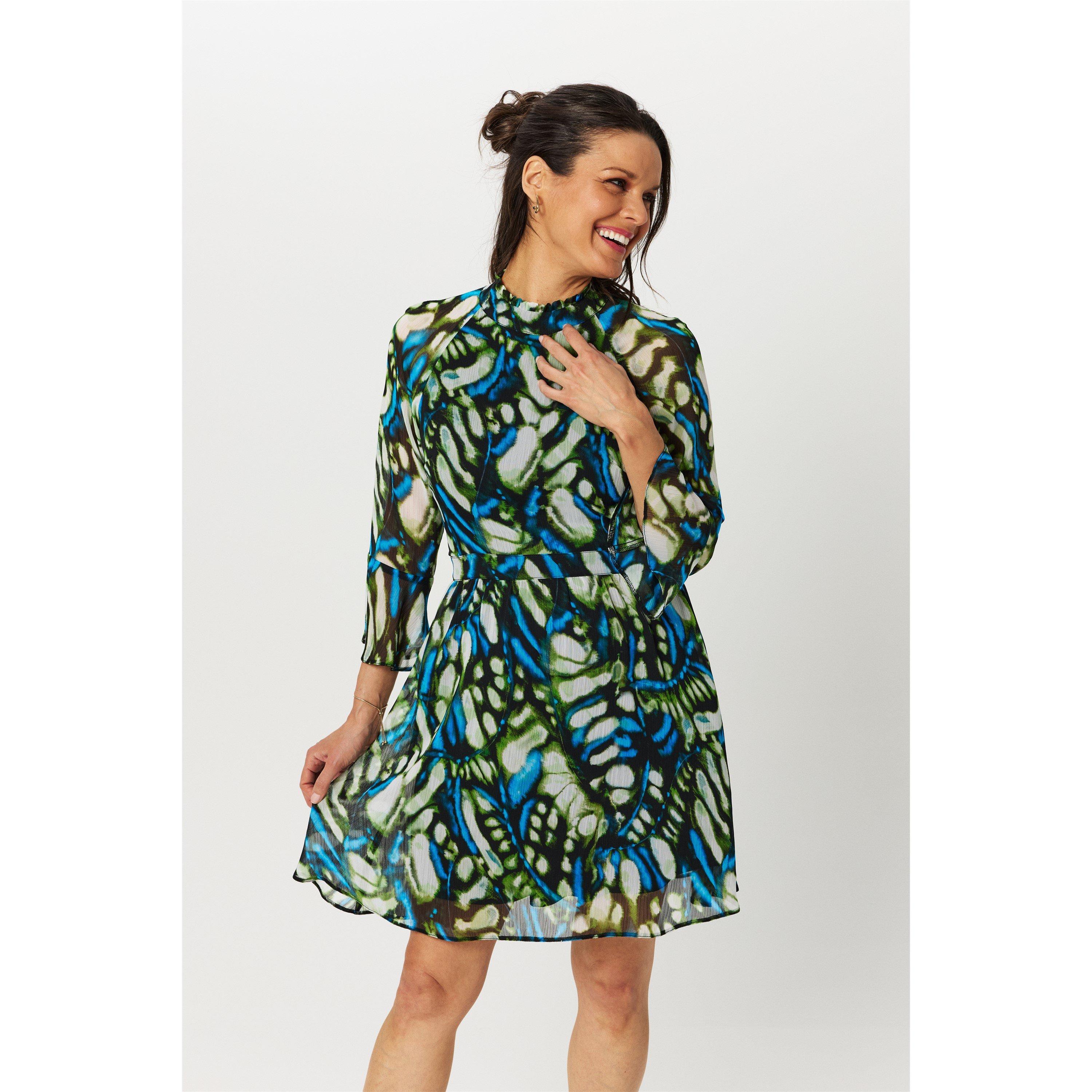 Papillon - Biba - Women's Keyhole Skater Dress - 3