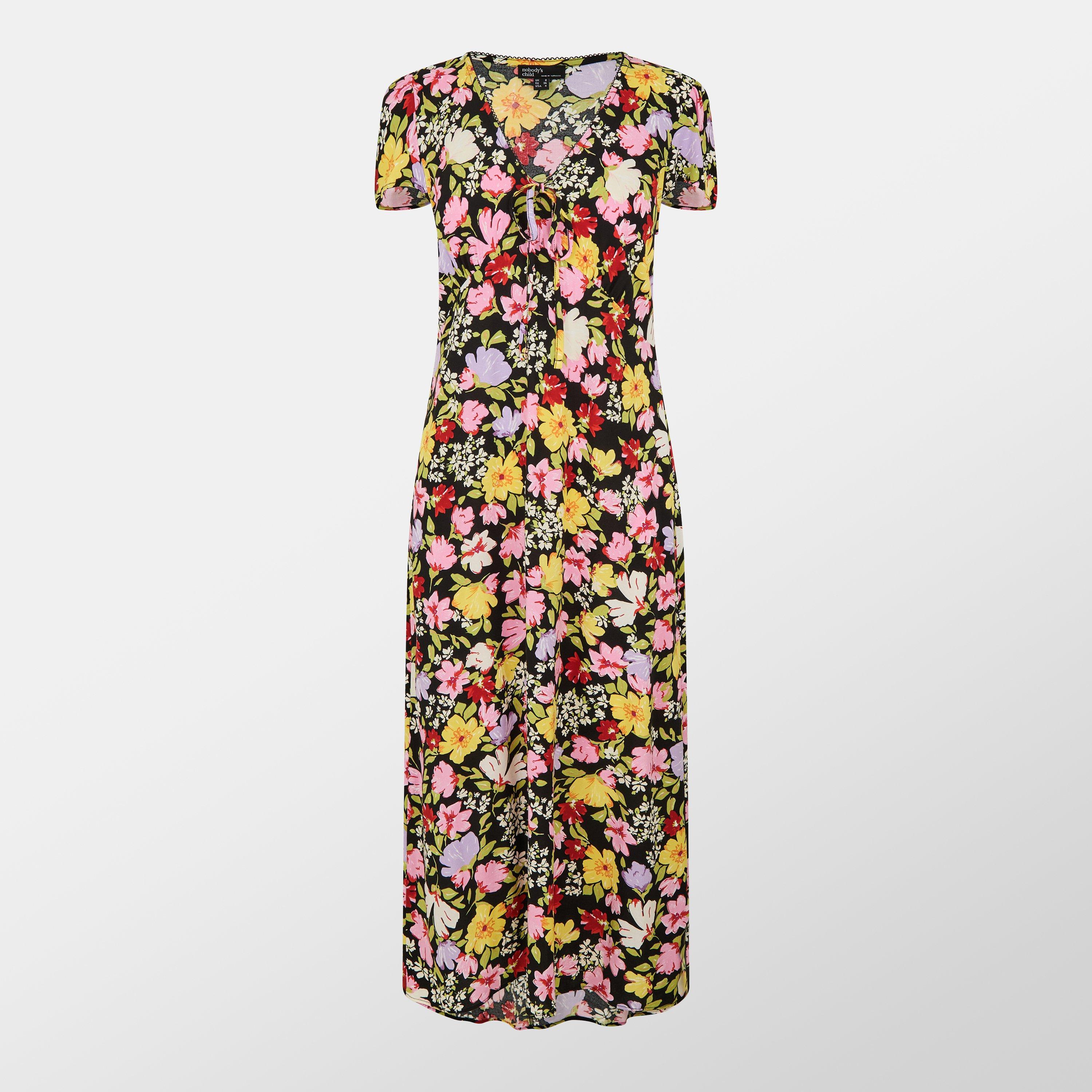 Lily Floral - Nobodys Child - Floral Billie Midi Dress - 1