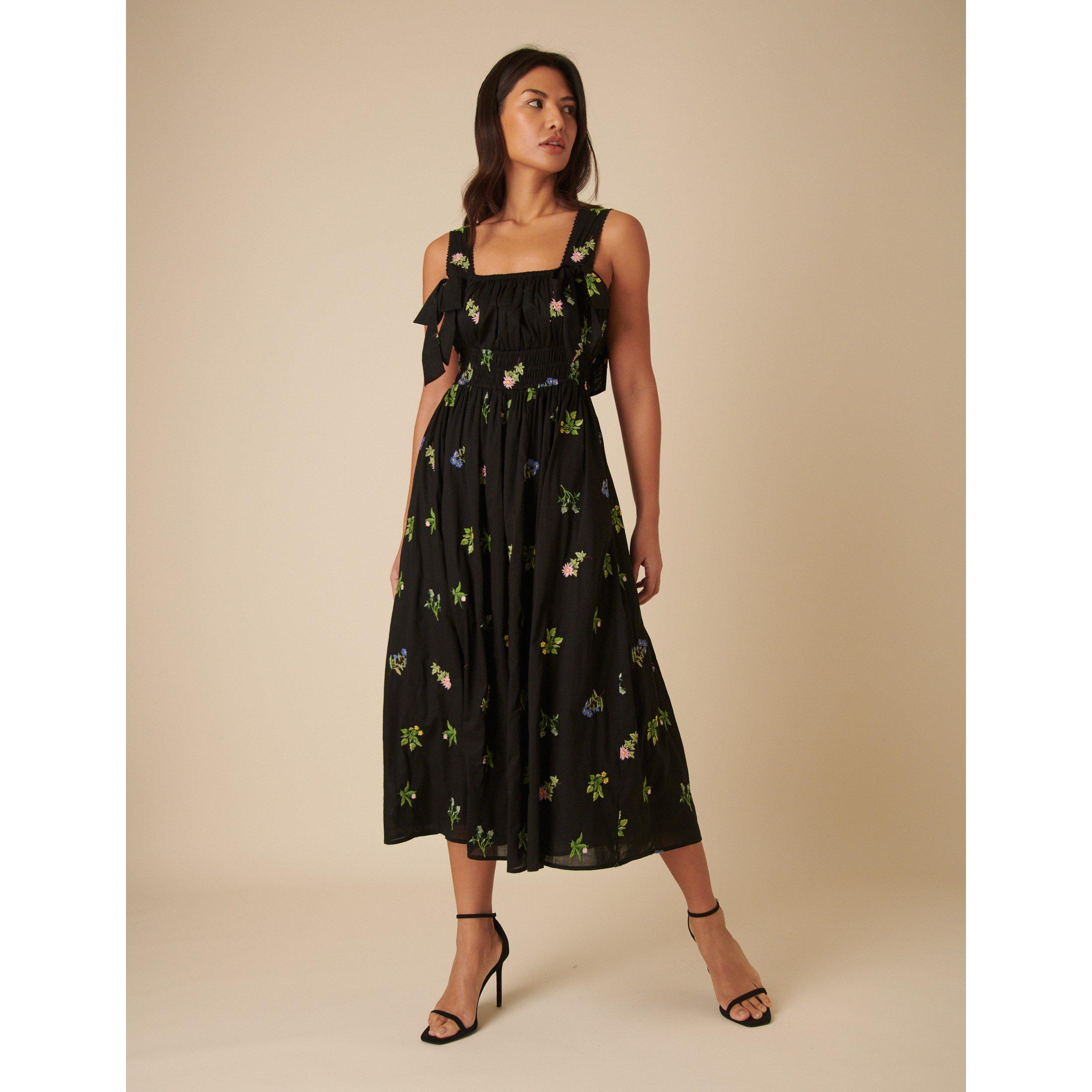 Nobodys Child Women's Dallas Relaxed Fit Smock Dress - Black - 10 (S)