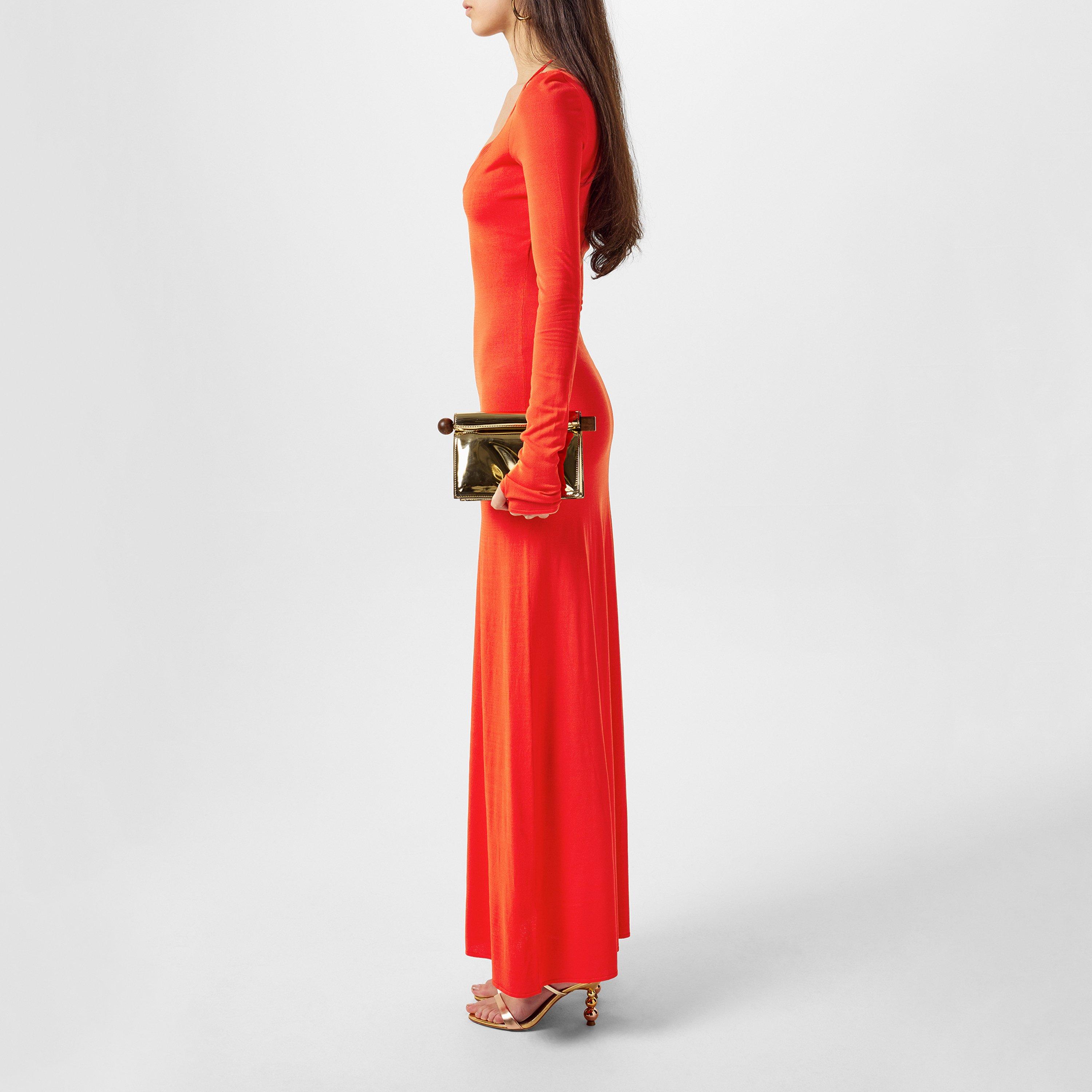 Tangerine - Sir the Label - Women's Valejo Halter Maxi Dress - 2