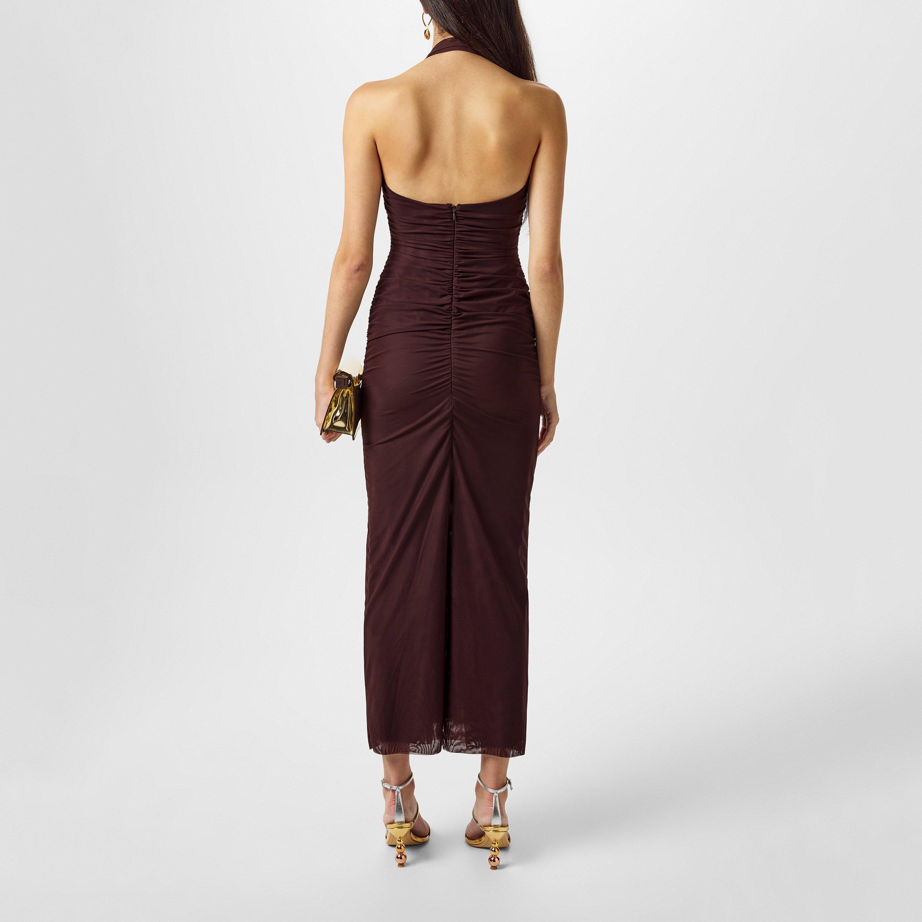Chocolate - Sir the Label - Women's Jacques Maxi Dress - 3