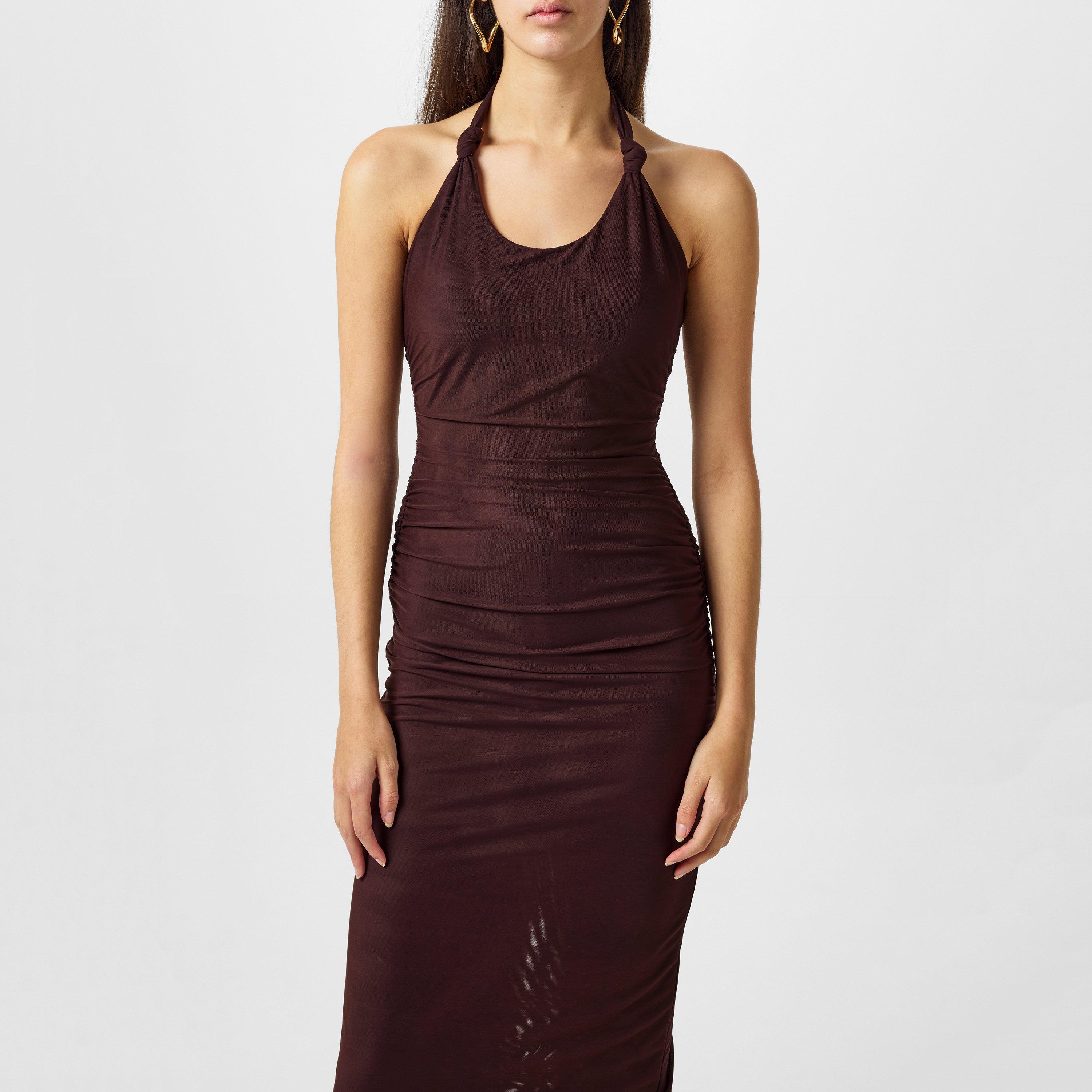 Chocolate - Sir the Label - Women's Jacques Maxi Dress - 4