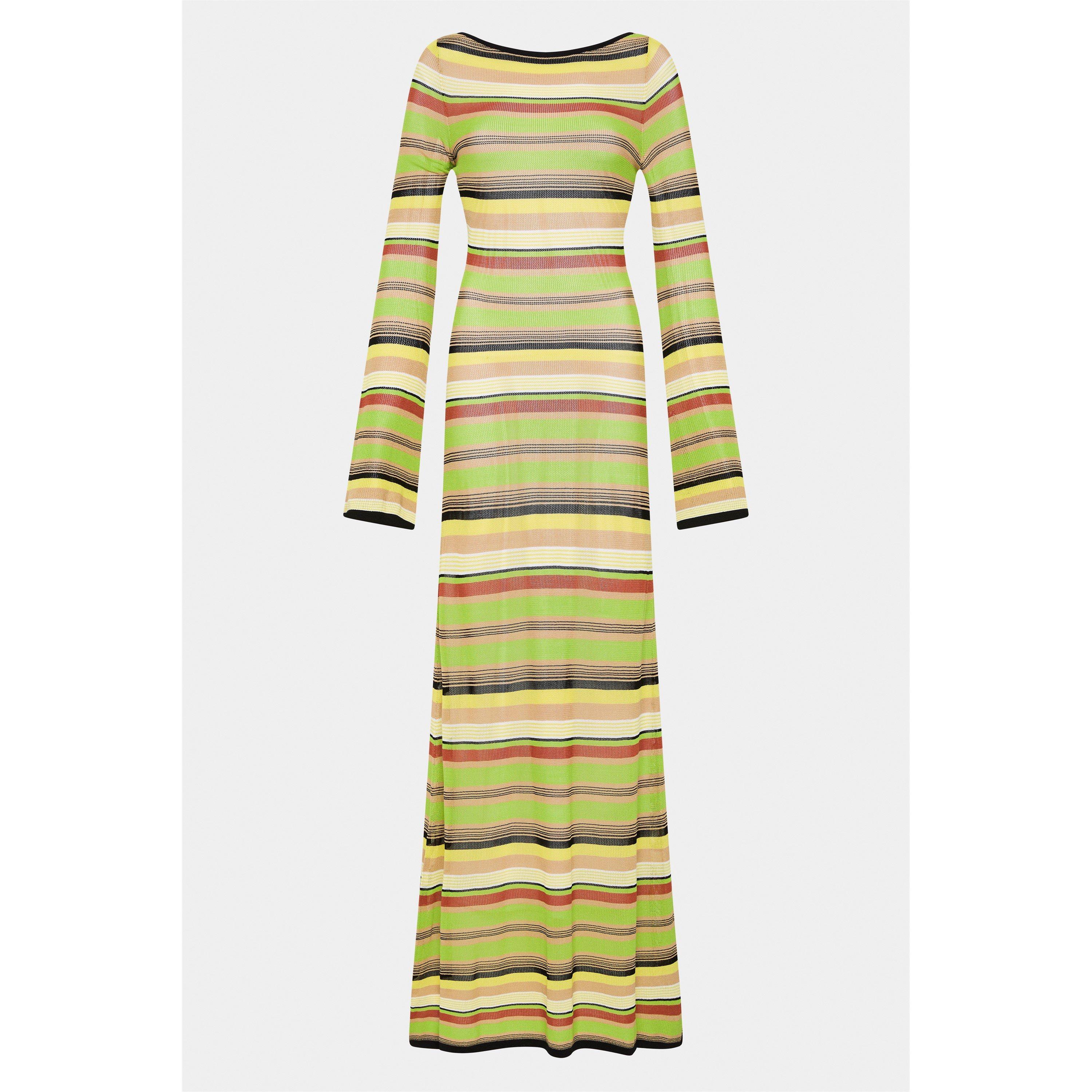 Palm Stripe - Sir the Label - Coastline Low Back Dress