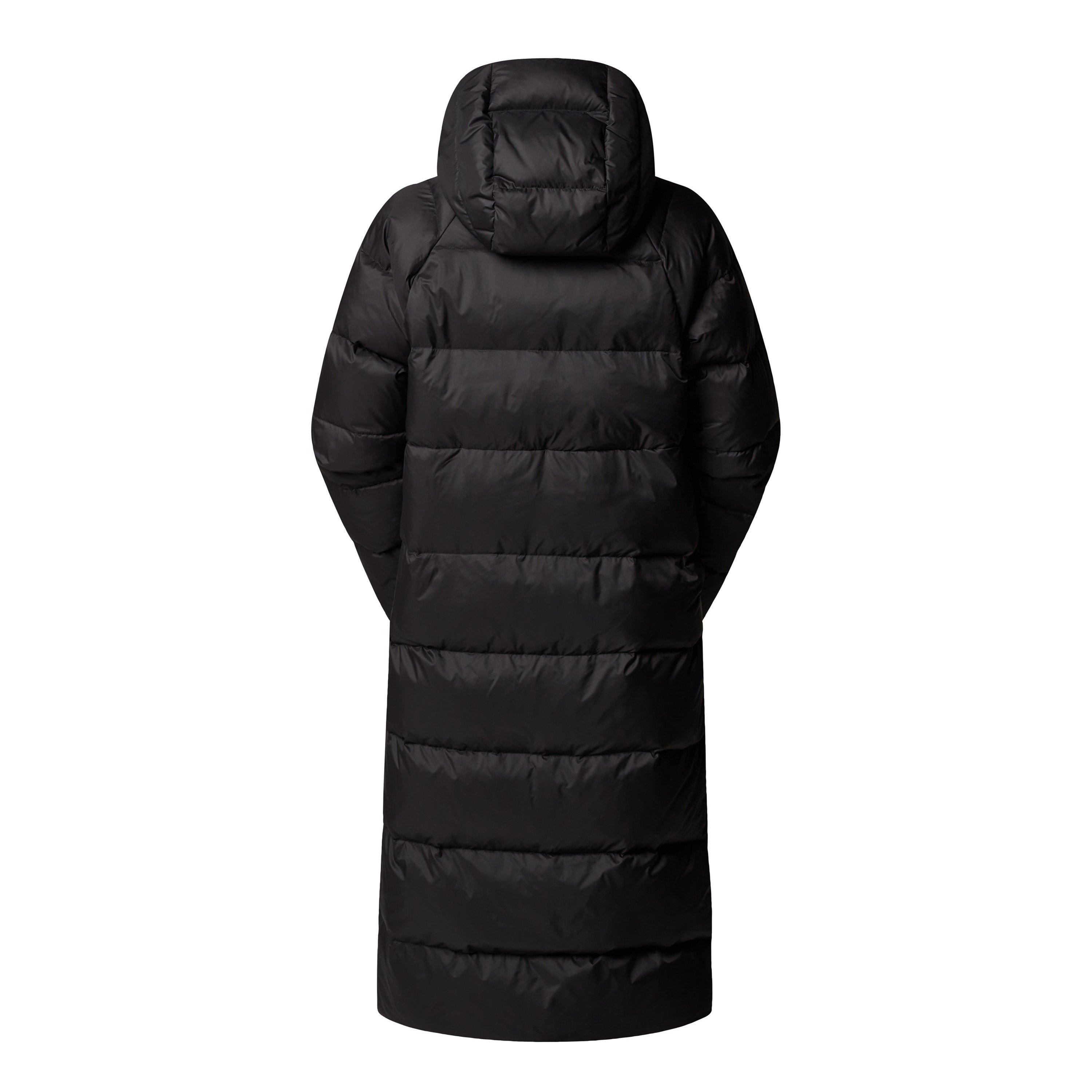 Black - The North Face - Women's Hydrenalite City Down Hooded Long Puffer Jacket - 2