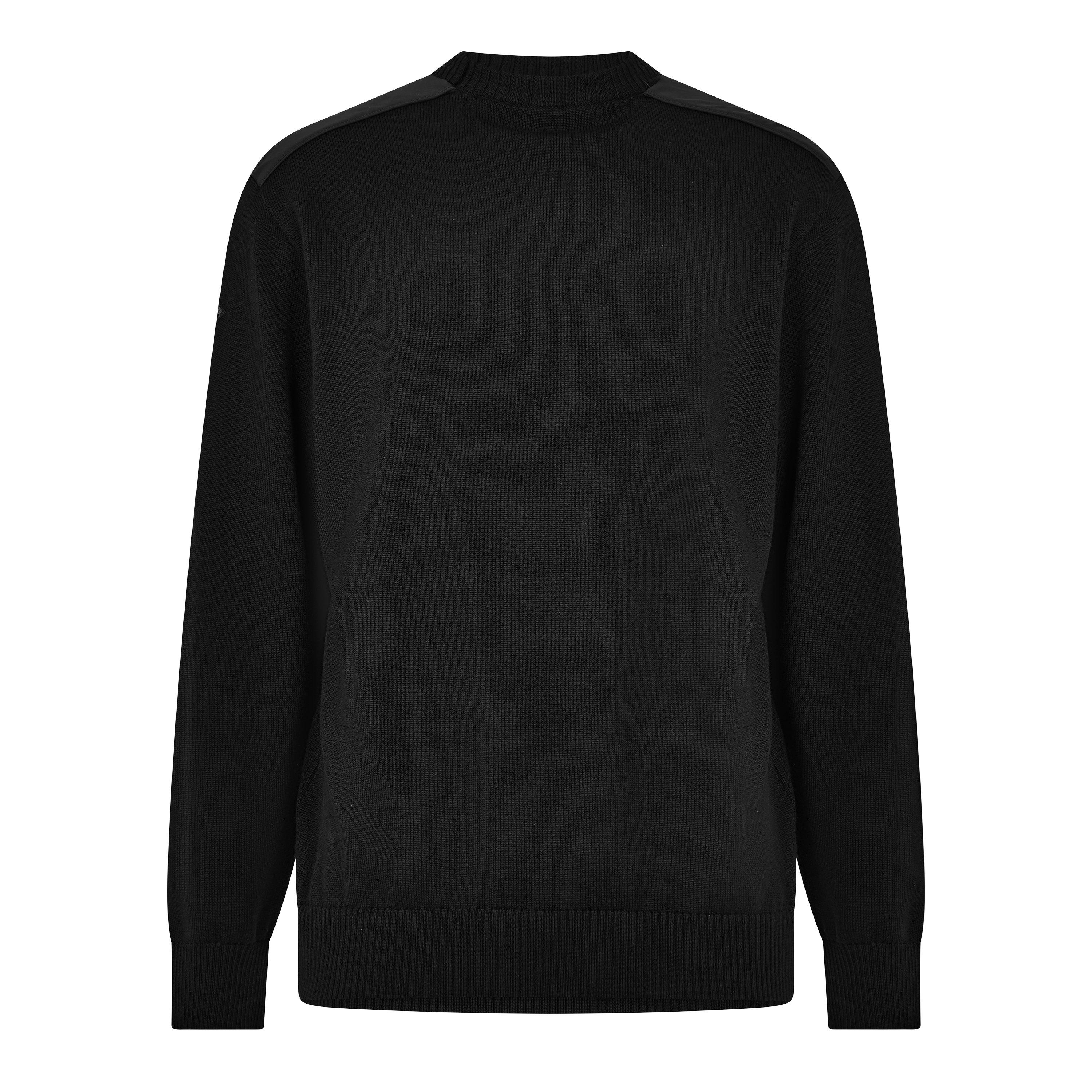 Paul And Shark Men's Wool Crew-Neck Jumper - Black - M