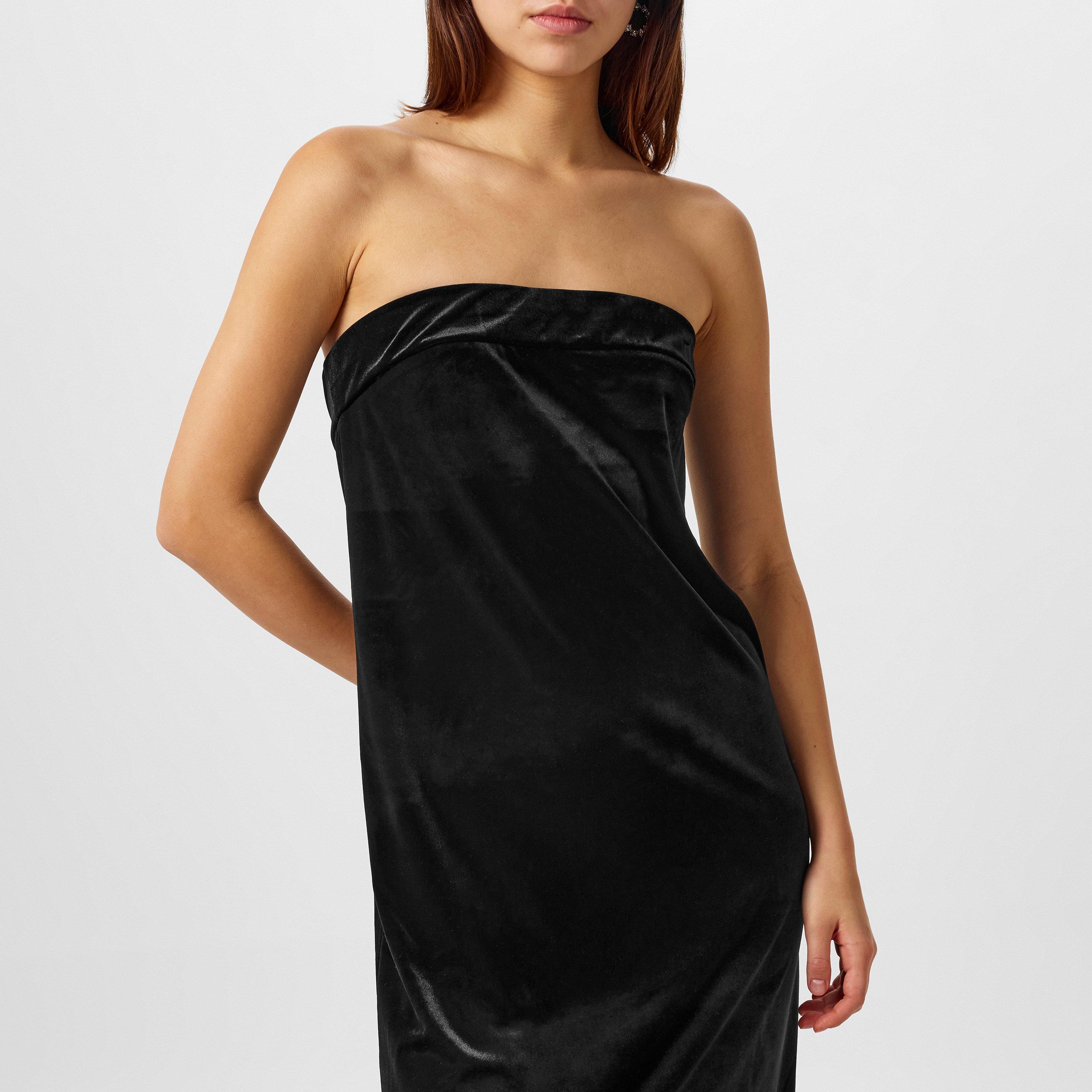 Black - Norma Kamali - Women's Strapless Maxi Dress - 4