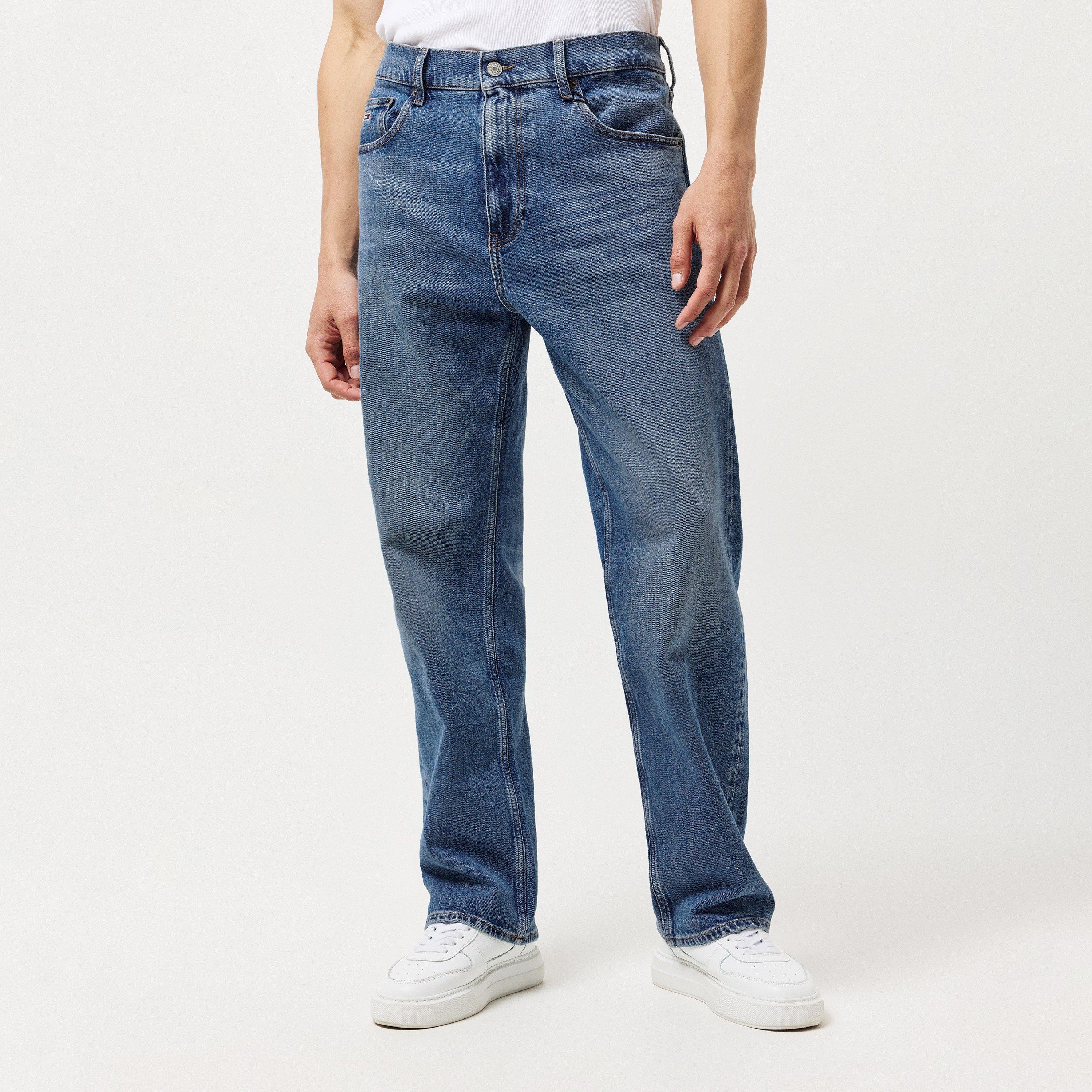Denim Medium - Tommy Jeans - Men's Otis Wide Leg Jeans - 3