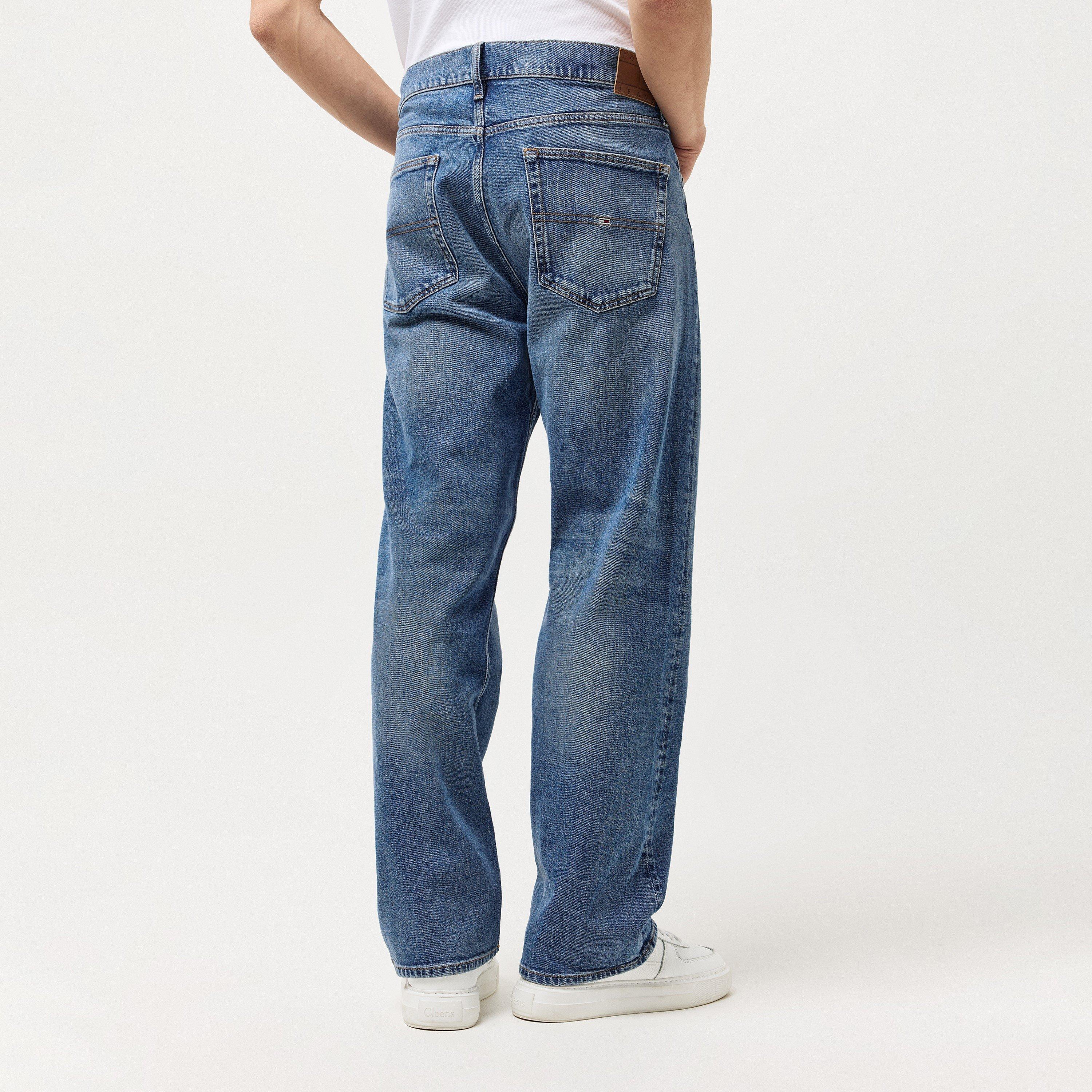 Denim Medium - Tommy Jeans - Men's Otis Wide Leg Jeans - 4