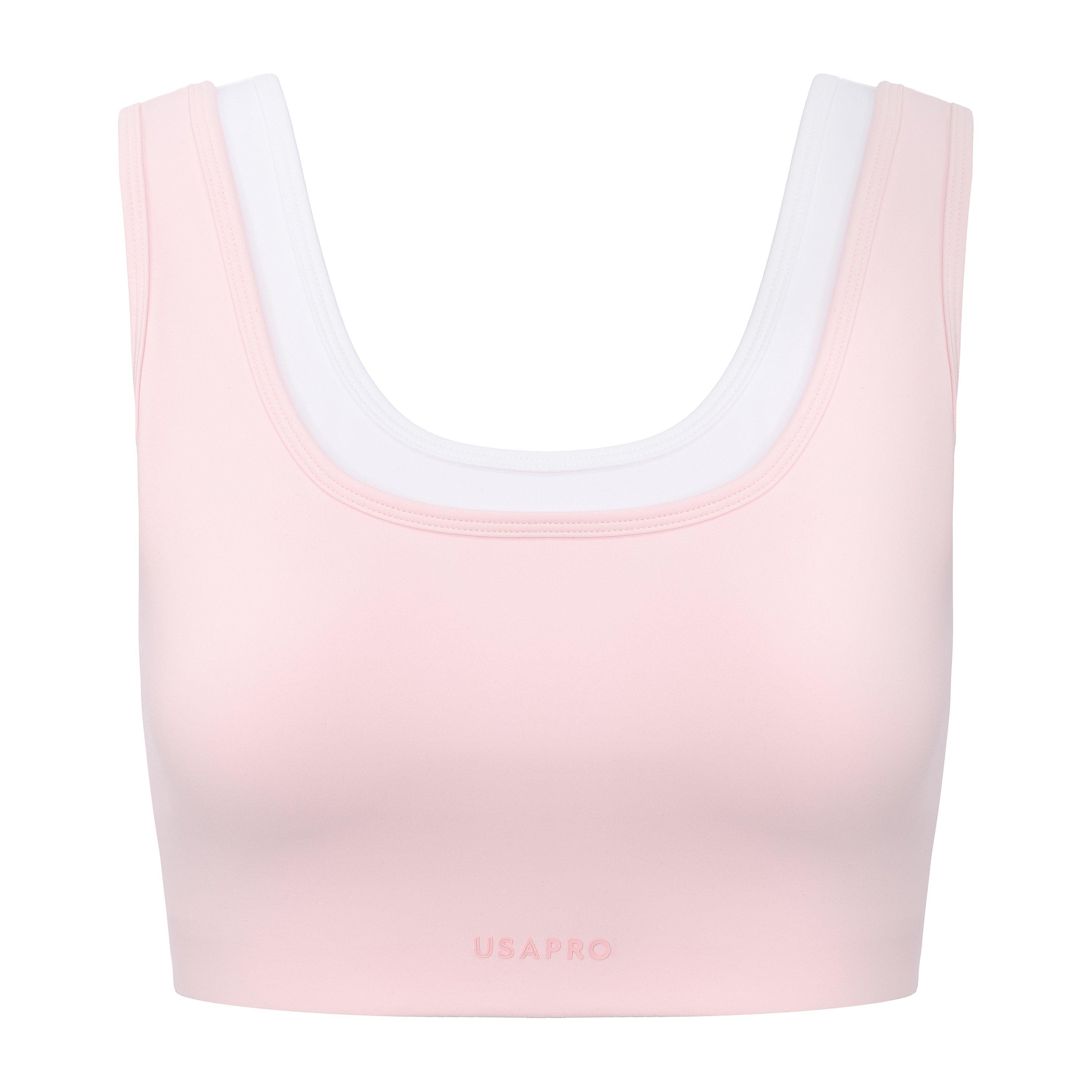 Light Pink - USA Pro - USA Pro Mock Layer Bra womens - 1