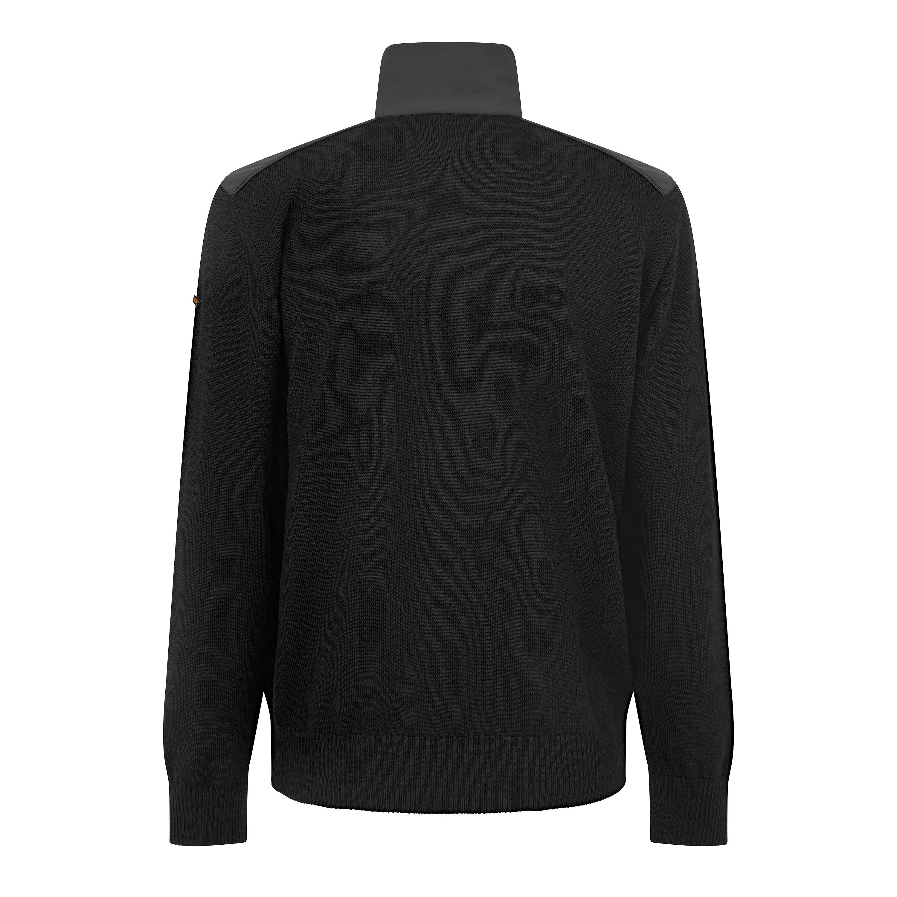 Black - Paul And Shark - P+S Wool Knt Half Zp Sn64 - 2