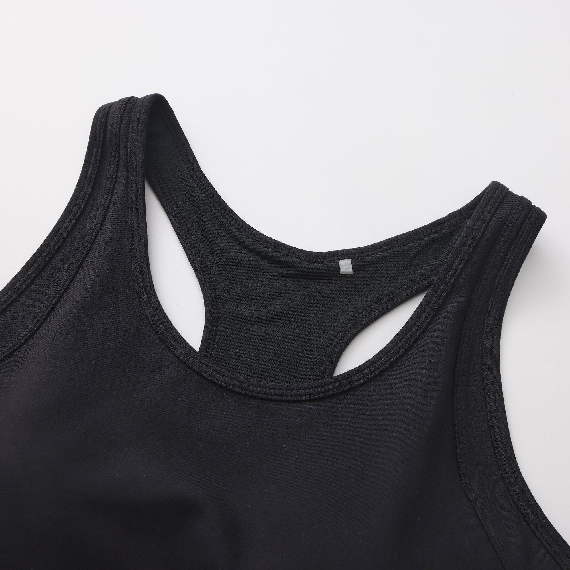 Black - LA Gear - LA Gear Secure Fit Sports Bra Womens - 4