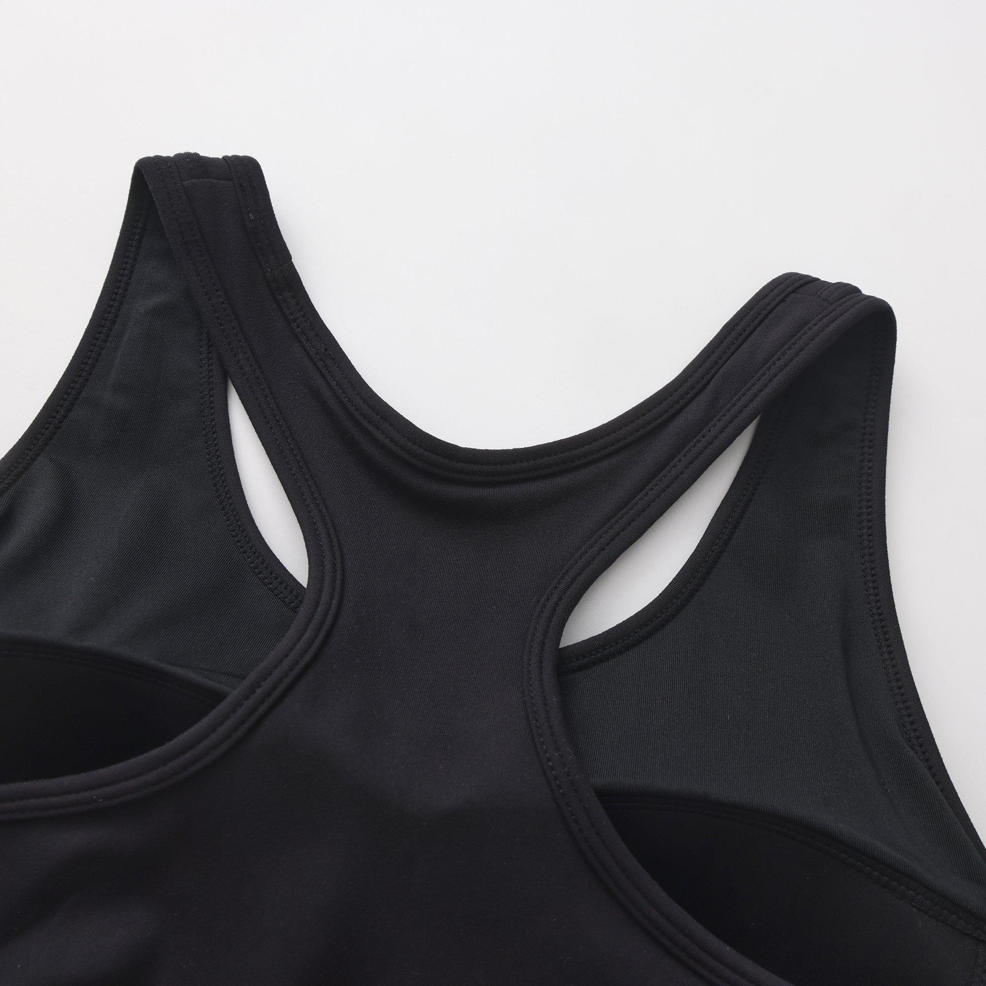 Black - LA Gear - LA Gear Secure Fit Sports Bra Womens - 5