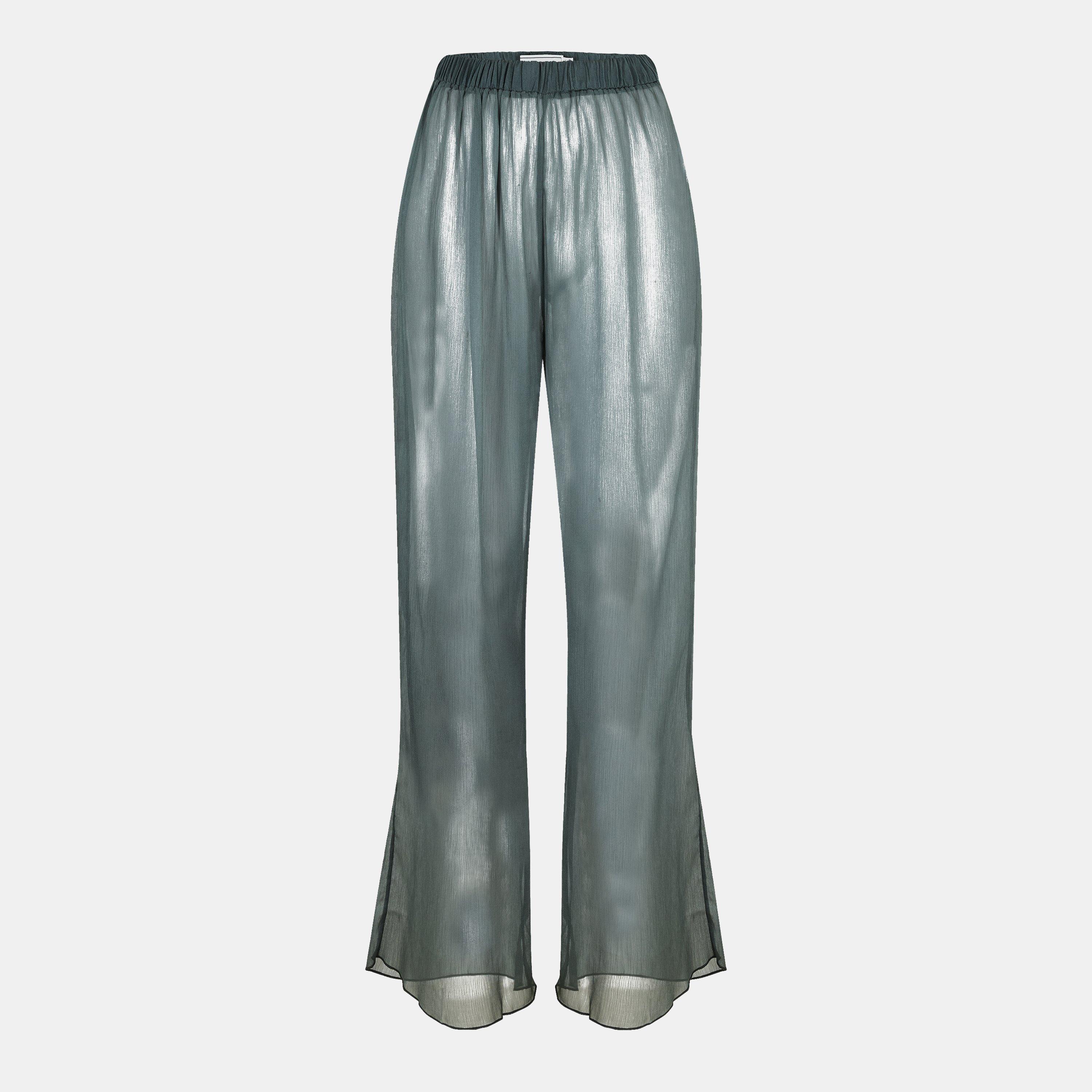 Khaki - Jack Wills - Chiffon Beach Trouser - 1