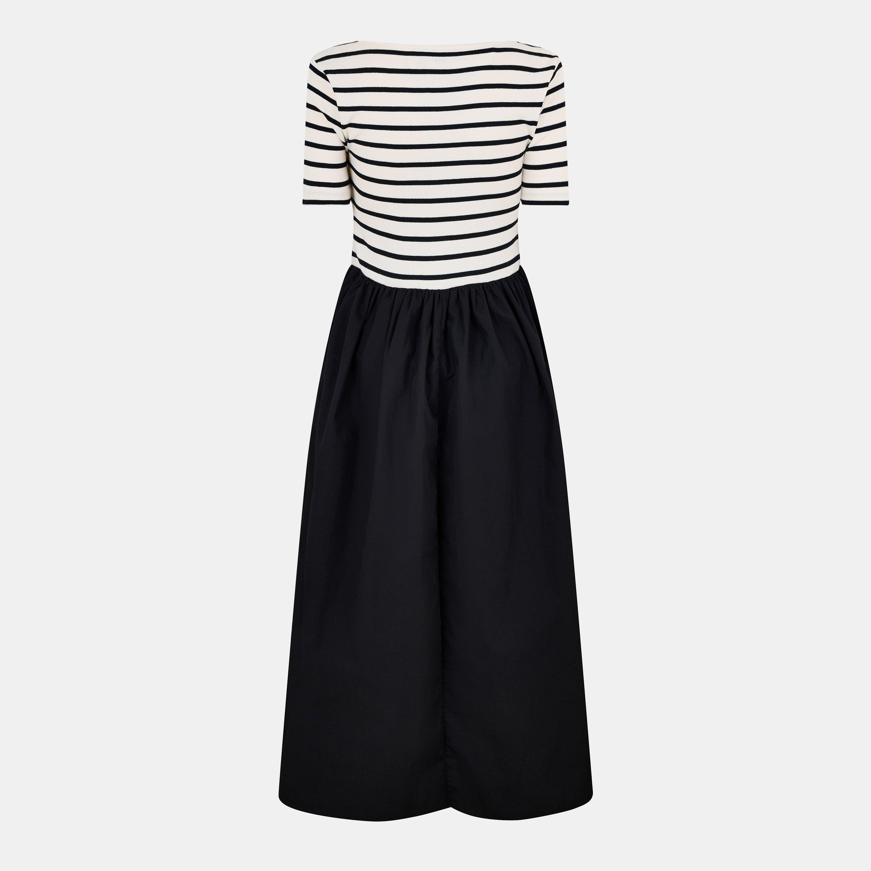 Black - Nobodys Child - Women's Finn Tie T-Shirt Dress - 2