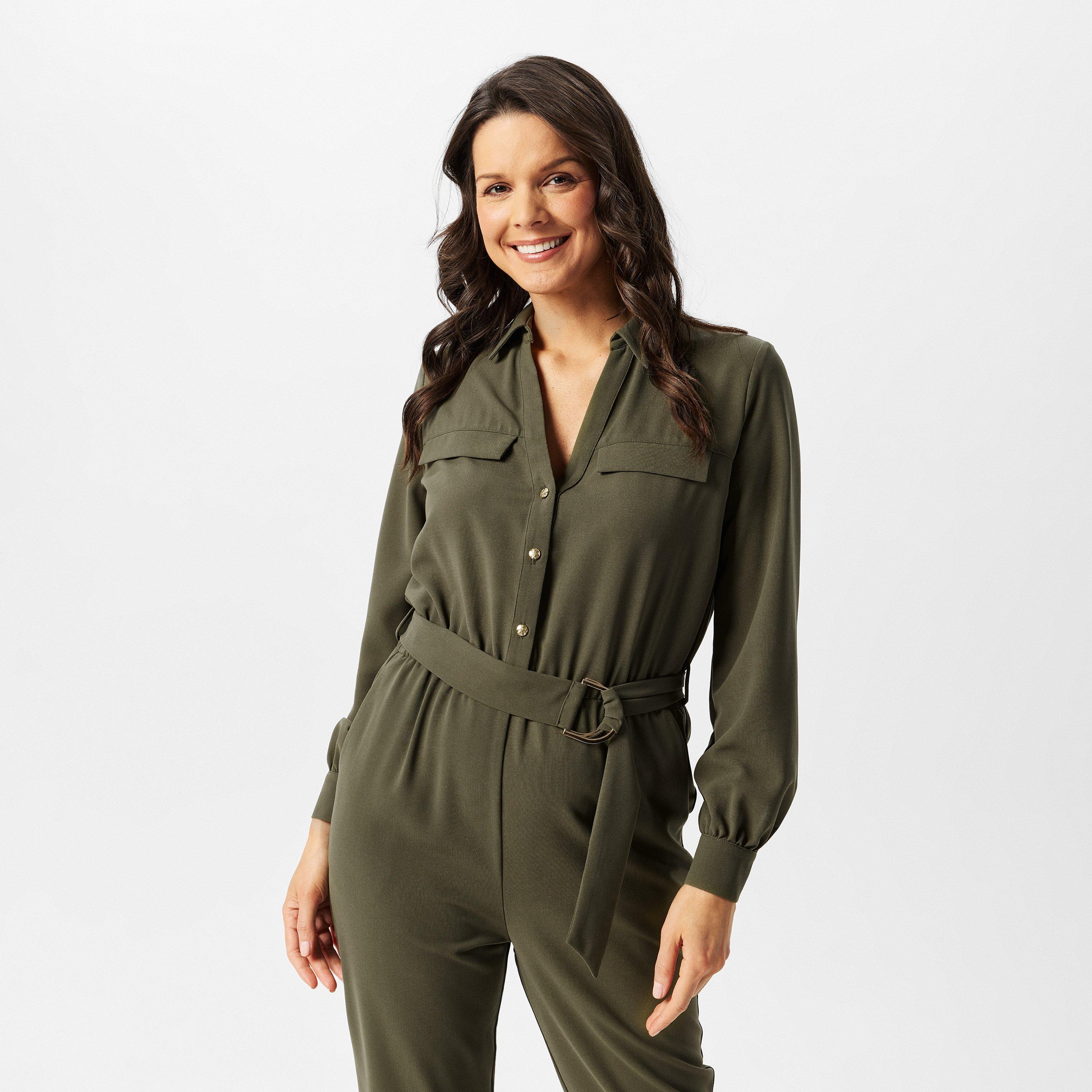 Cáqui - Biba - Tailored Jumpsuit - 3