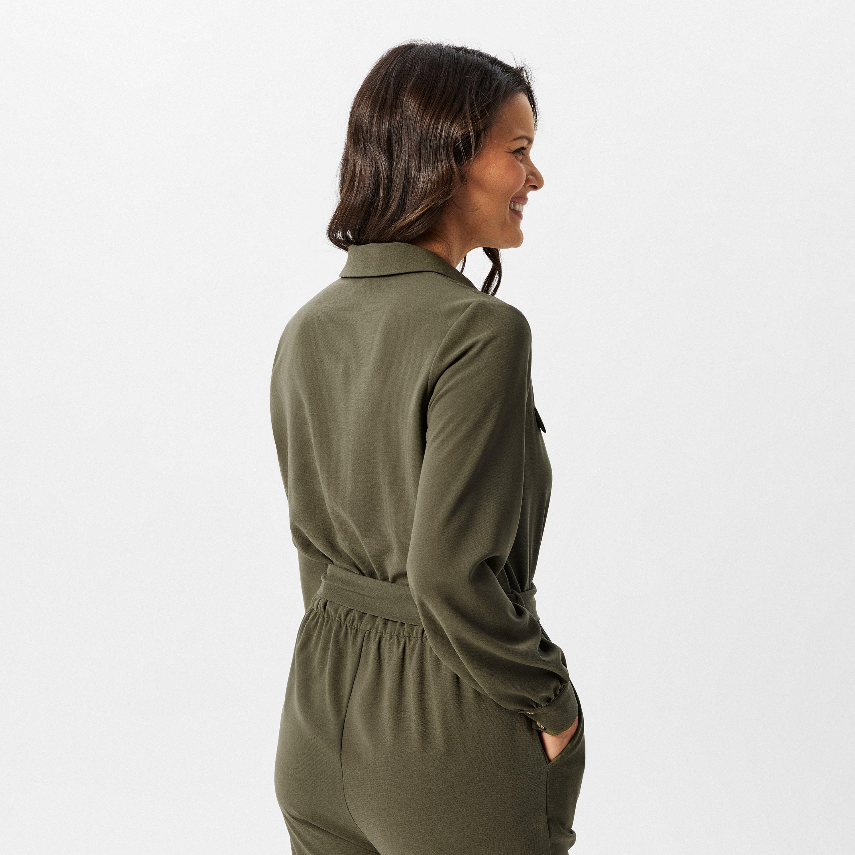Cáqui - Biba - Tailored Jumpsuit - 4