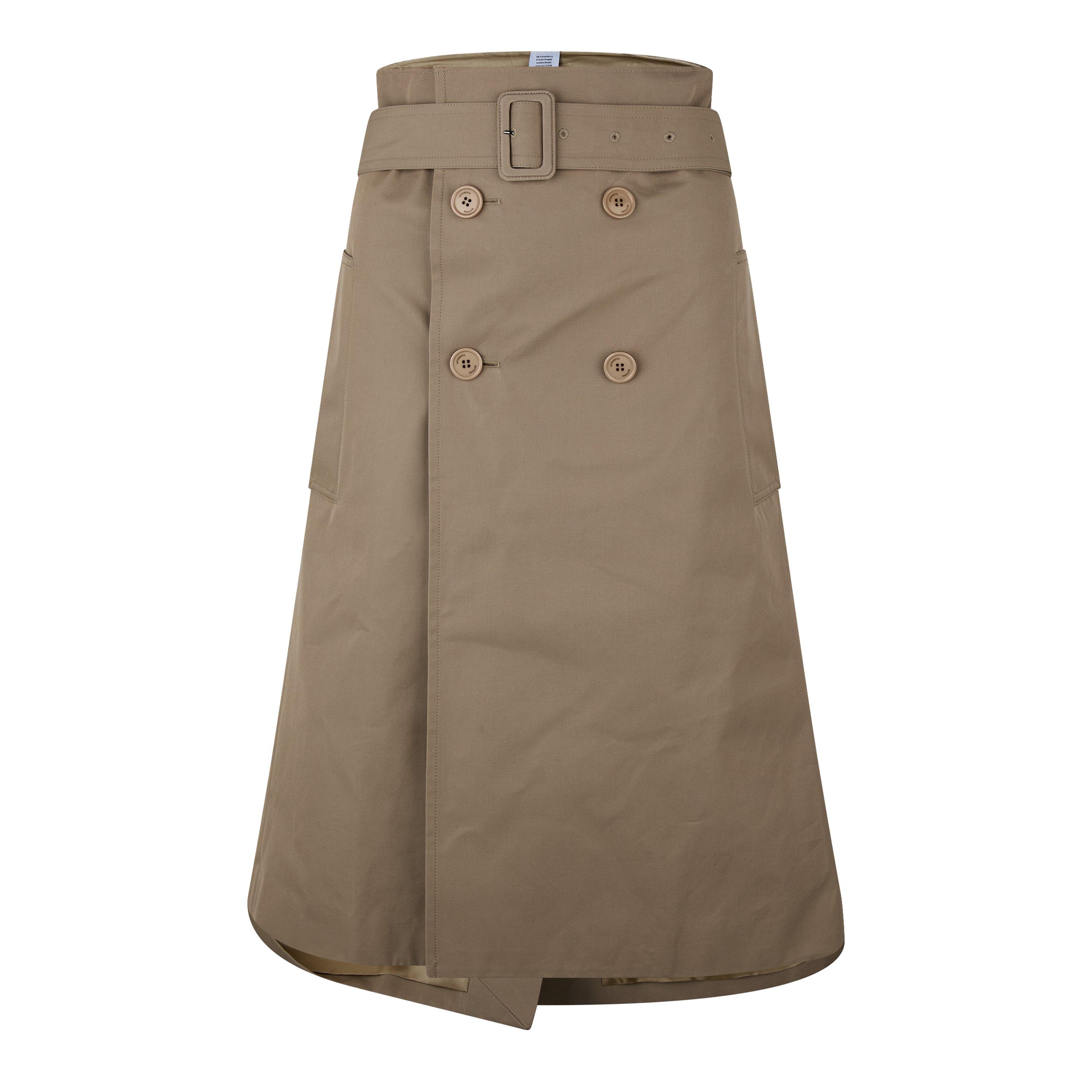 Beige - VETEMENTS - Trench Skirt - 1