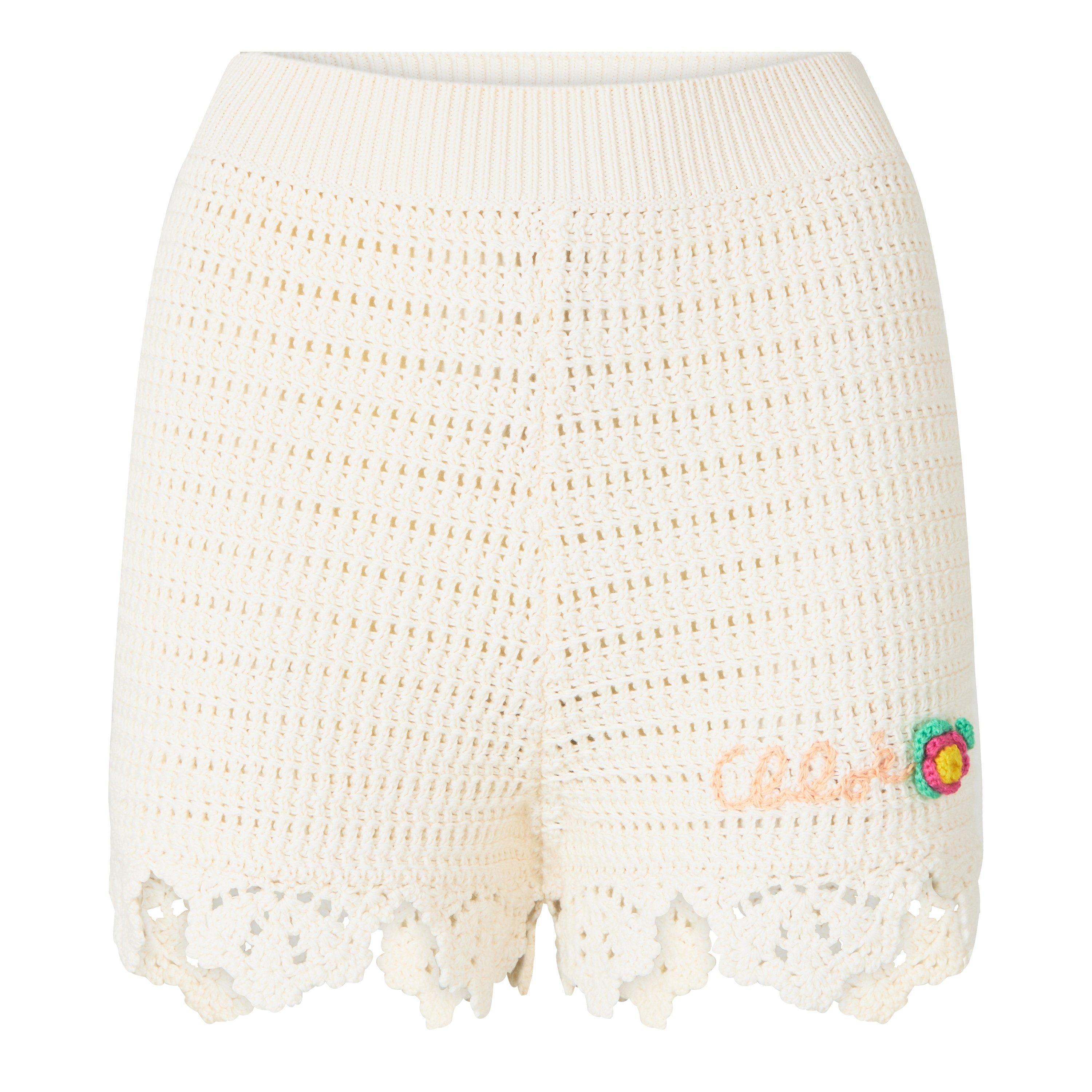 Chloe Chloe Crochet Shorts Ld63 - Iconic Milk - Size 38 (UK 10)