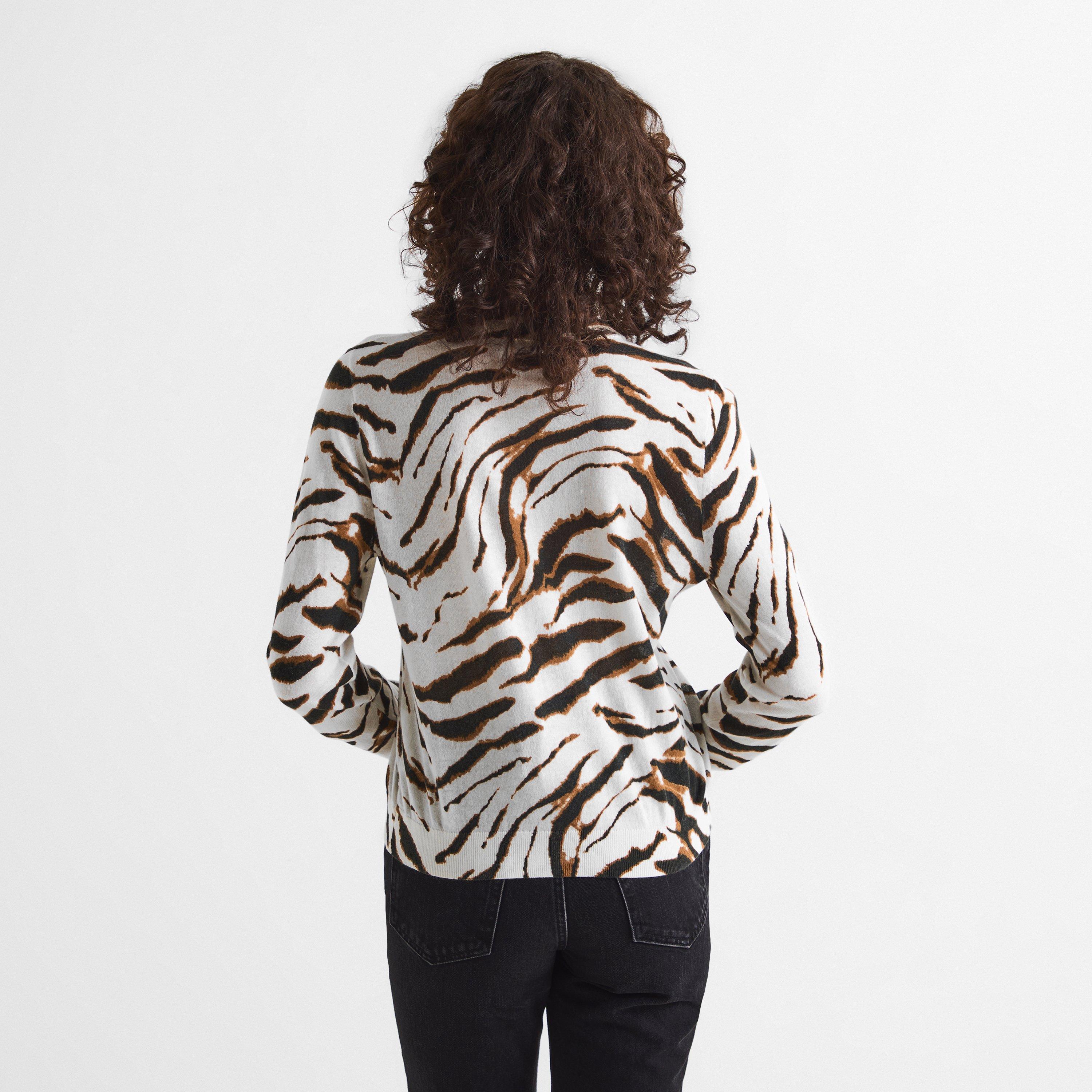 Cream - Ganni - Women's Cotton Cardigan - 4