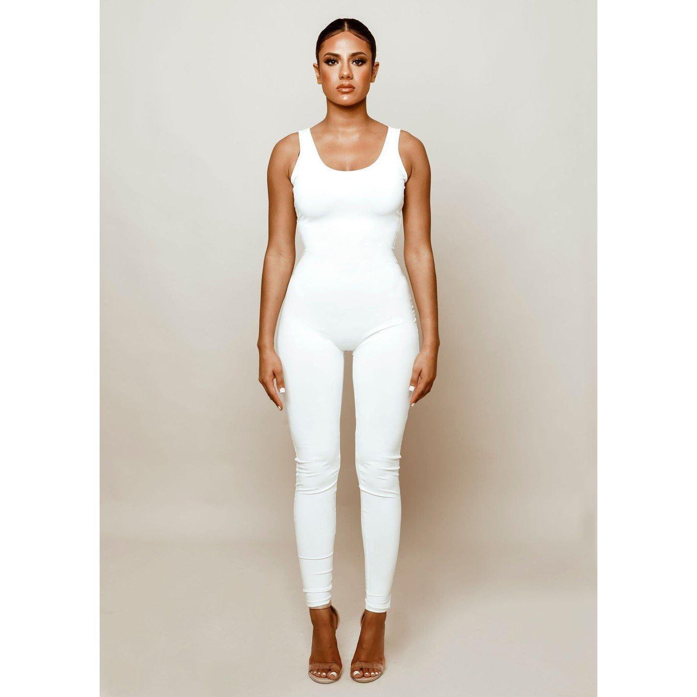 White - Honeyz - Women's Way Jumpsuit - 3