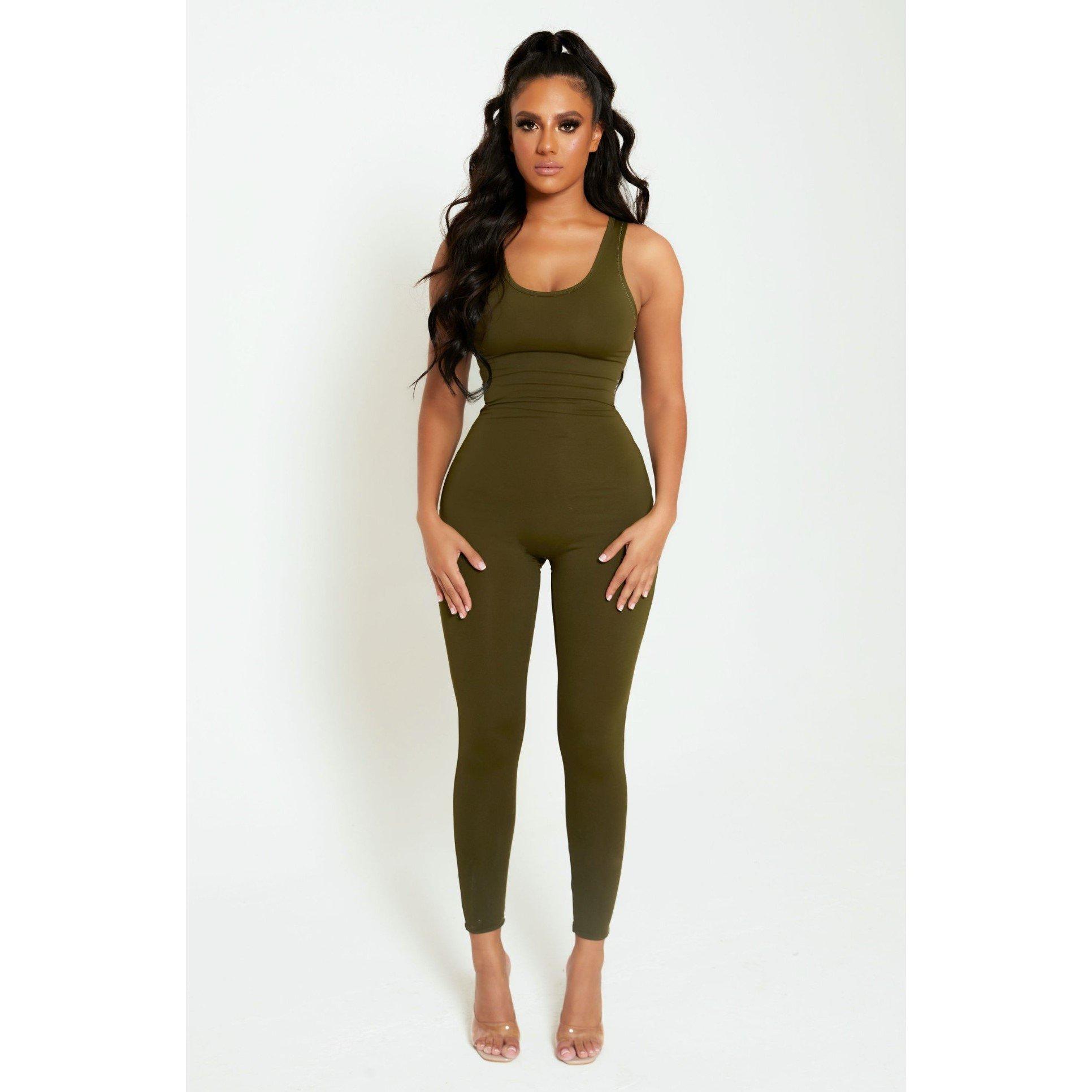 Khaki - Honeyz - Way Jumpsuit - 3